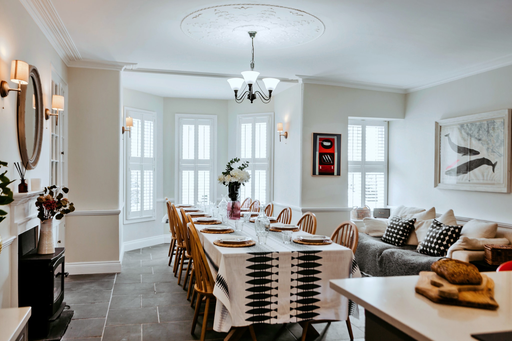 Cliff House, Kingsand - Dining room