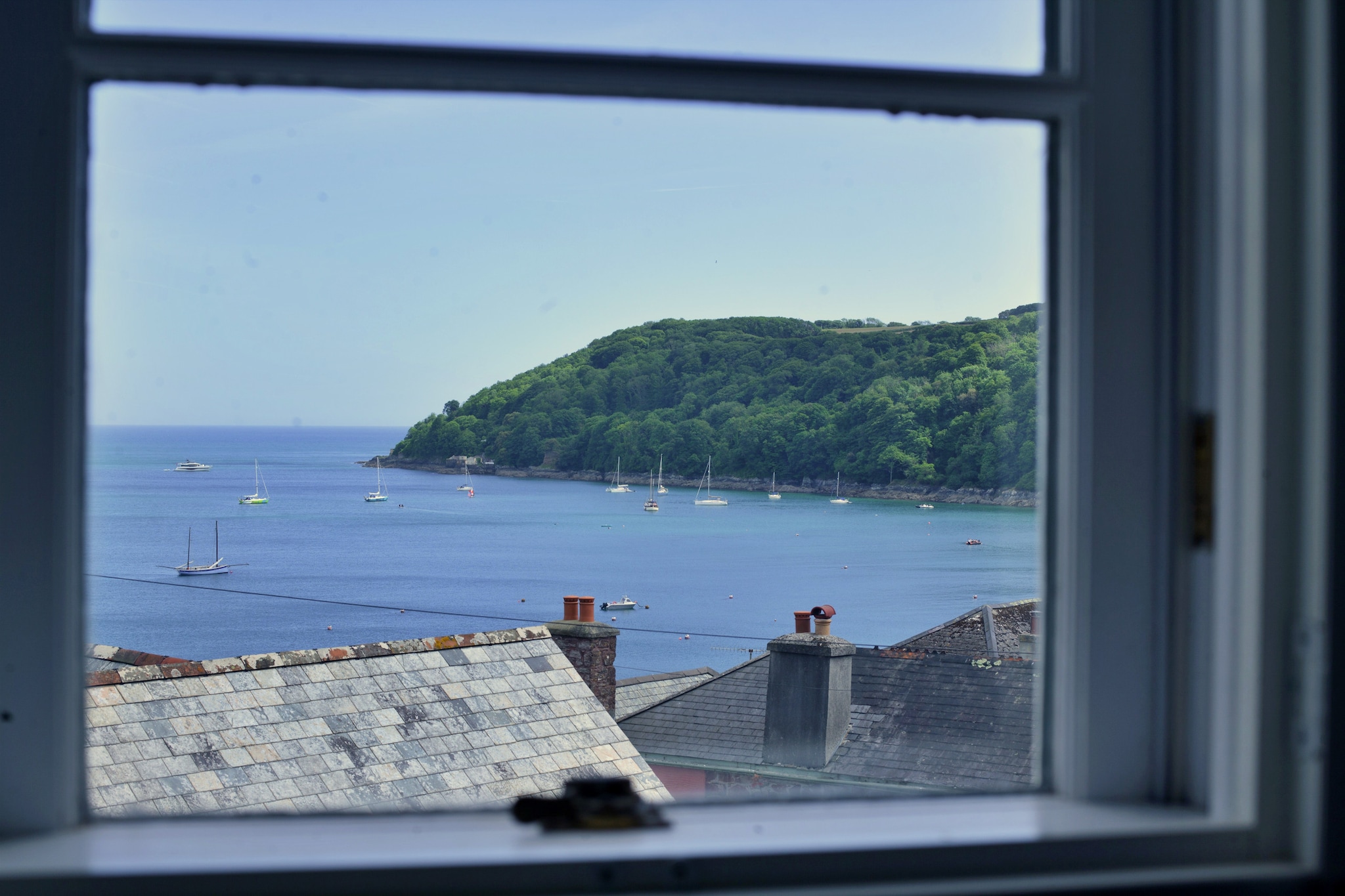 Cliff House, Kingsand - View in summer