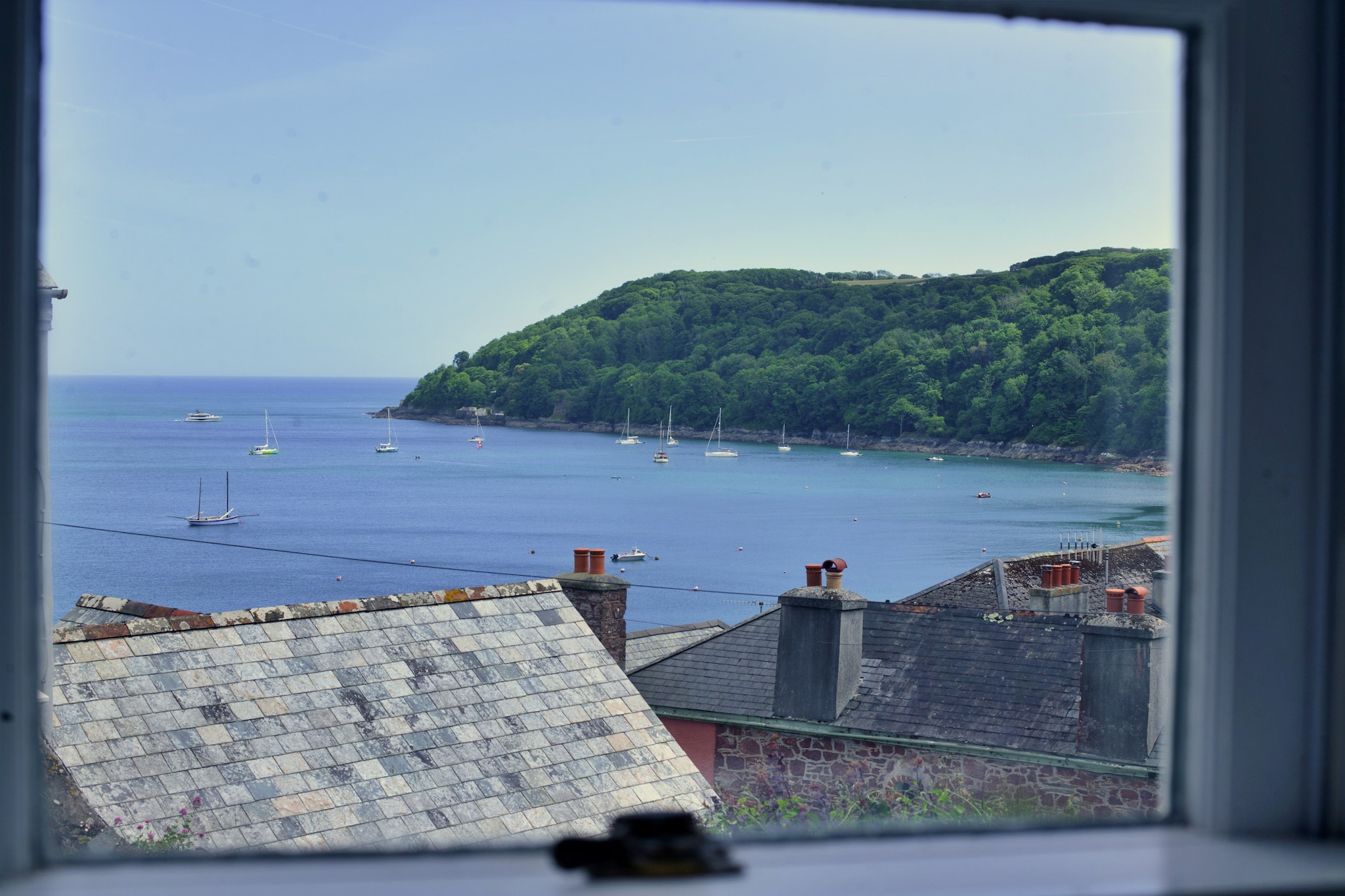 Cliff House, Kingsand - View in summer