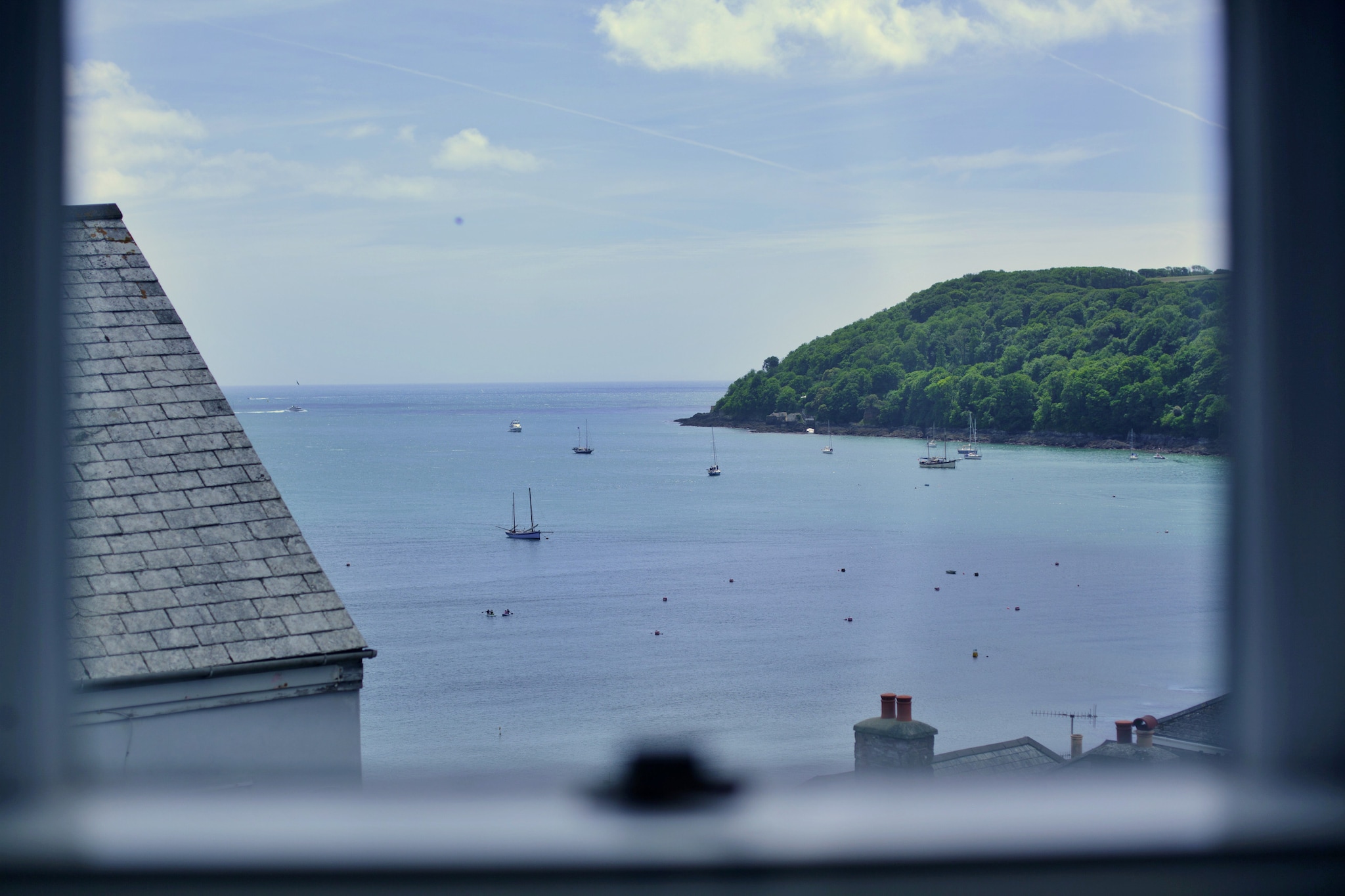 Cliff House, Kingsand - View in summer