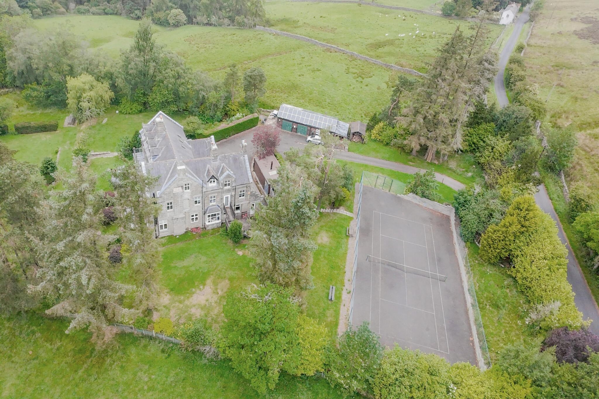 Evergreen Manor - Gebieden zomer 1km