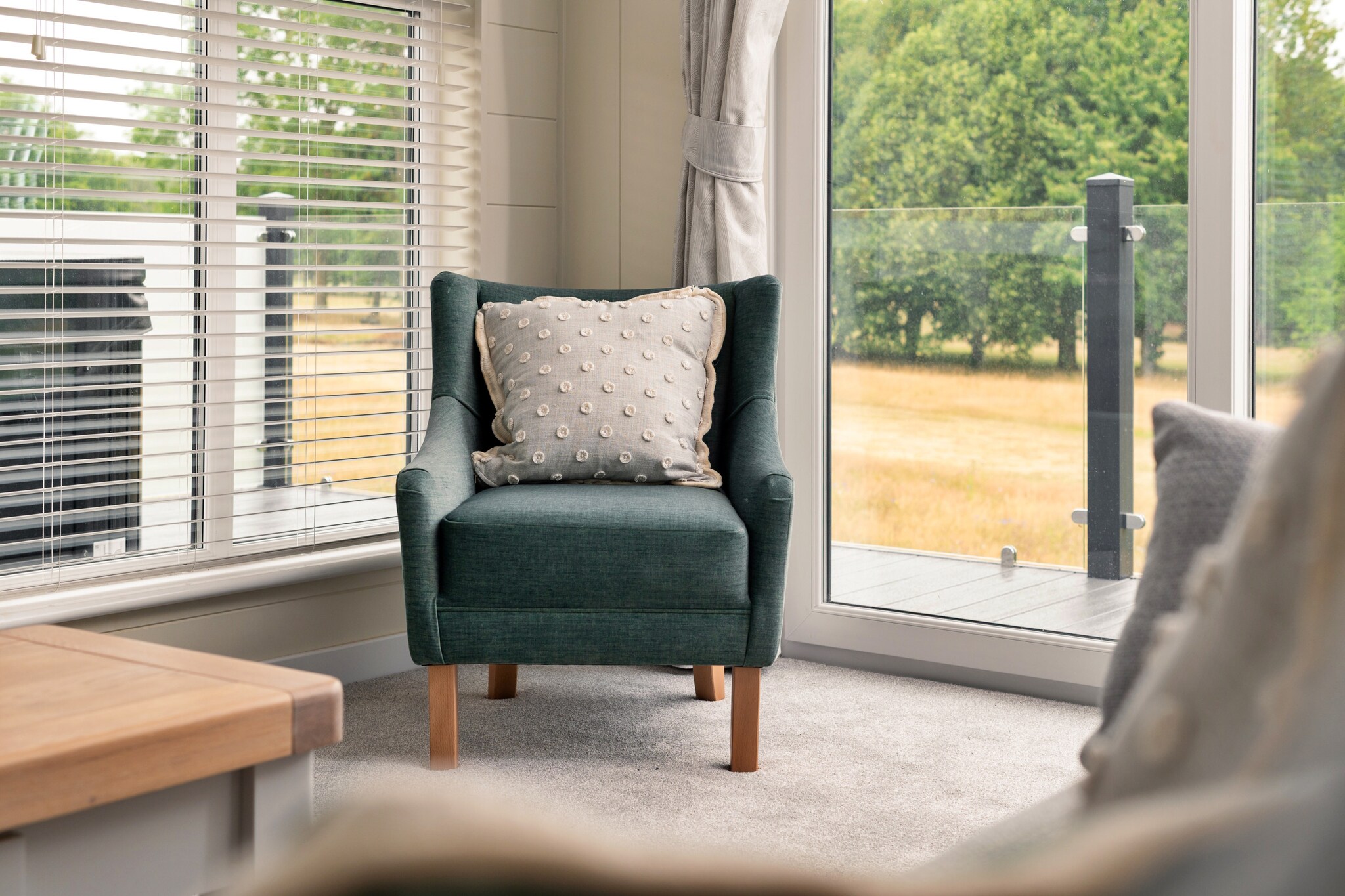 Cambridge Luxury Lodge - Living room