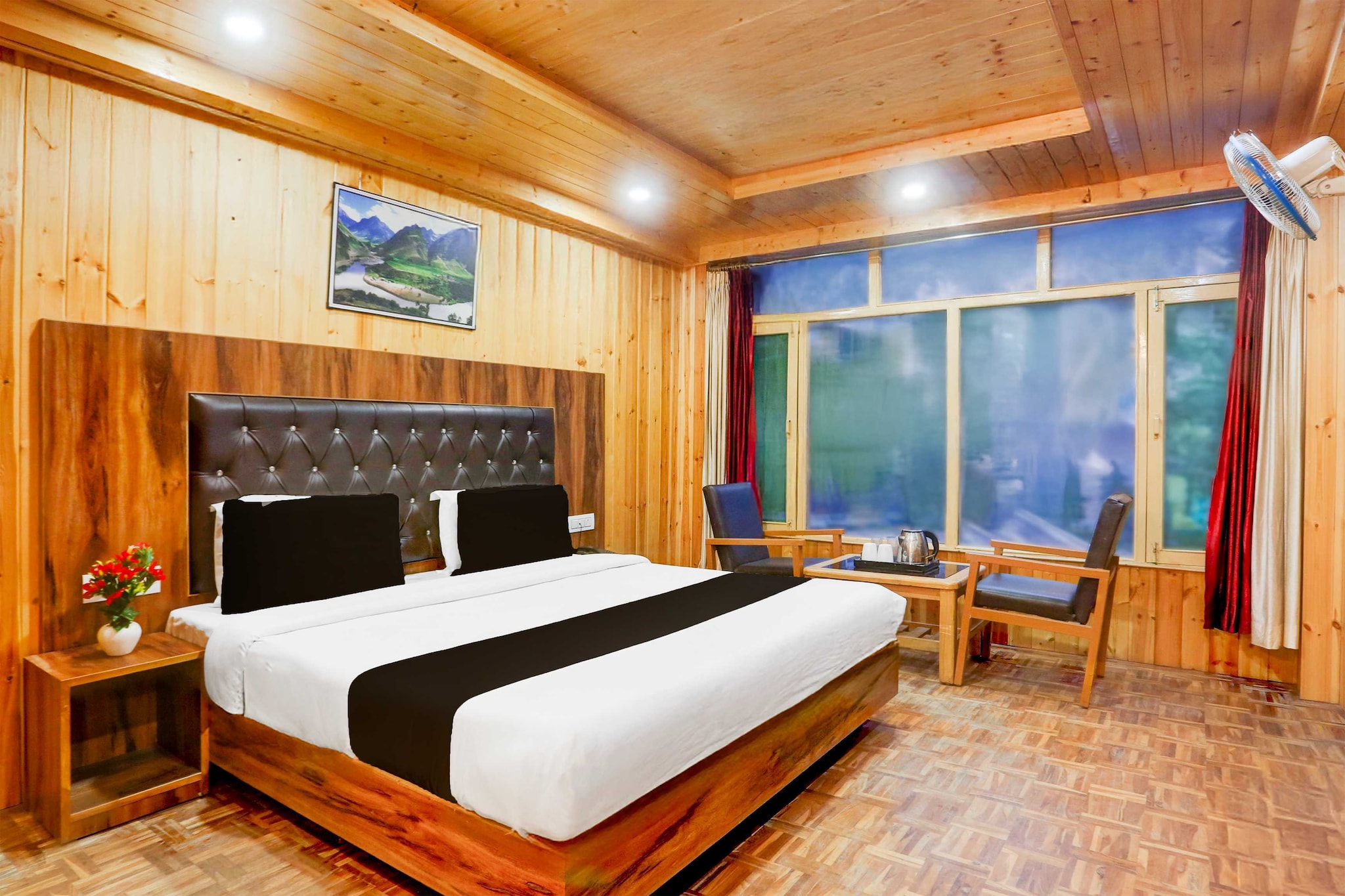 Comfortable Accommodation: Collection O Mall Road Near Gurudwara Manali in Manali offers family rooms with private bathrooms, work desks, and seating areas. Each room includes free toiletries, a TV, and tiled floors.

Essential Facilities: Guests enjoy free WiFi, a 24-hour front desk, housekeeping service, room service, and luggage storage. The hotel provides a welcoming environment with English and Hindi spoken at reception.

Prime Location: Located in the city centre, the hotel is less than 1 km from Hidimba Devi Temple and Tibetan Monastery. Circuit House is a 7-minute walk away, while Manu Temple lies 1.9 km from the property.

Nearby Attractions: Solang Valley is 13 km distant, offering scenic views and adventure activities. Hiking trails surround the area, providing ample opportunities for outdoor enthusiasts.

1. Unmarried couples are warmly welcome at this property.
2. Guests with local ID proof are warmly welcome.
3.Early Check-In Policy: A full dayâ€™s room rate will be charged for check-ins before 6:00 AM. Complimentary early check-in is available between 6:00 AM and 10:00 AM, subject to room availability.
4.Foreign guests are welcome and allowed to stay at this property without any restrictions

Check-in is only available to guests aged 18 and above. Please provide a government-issued ID to confirmÂ yourÂ age.