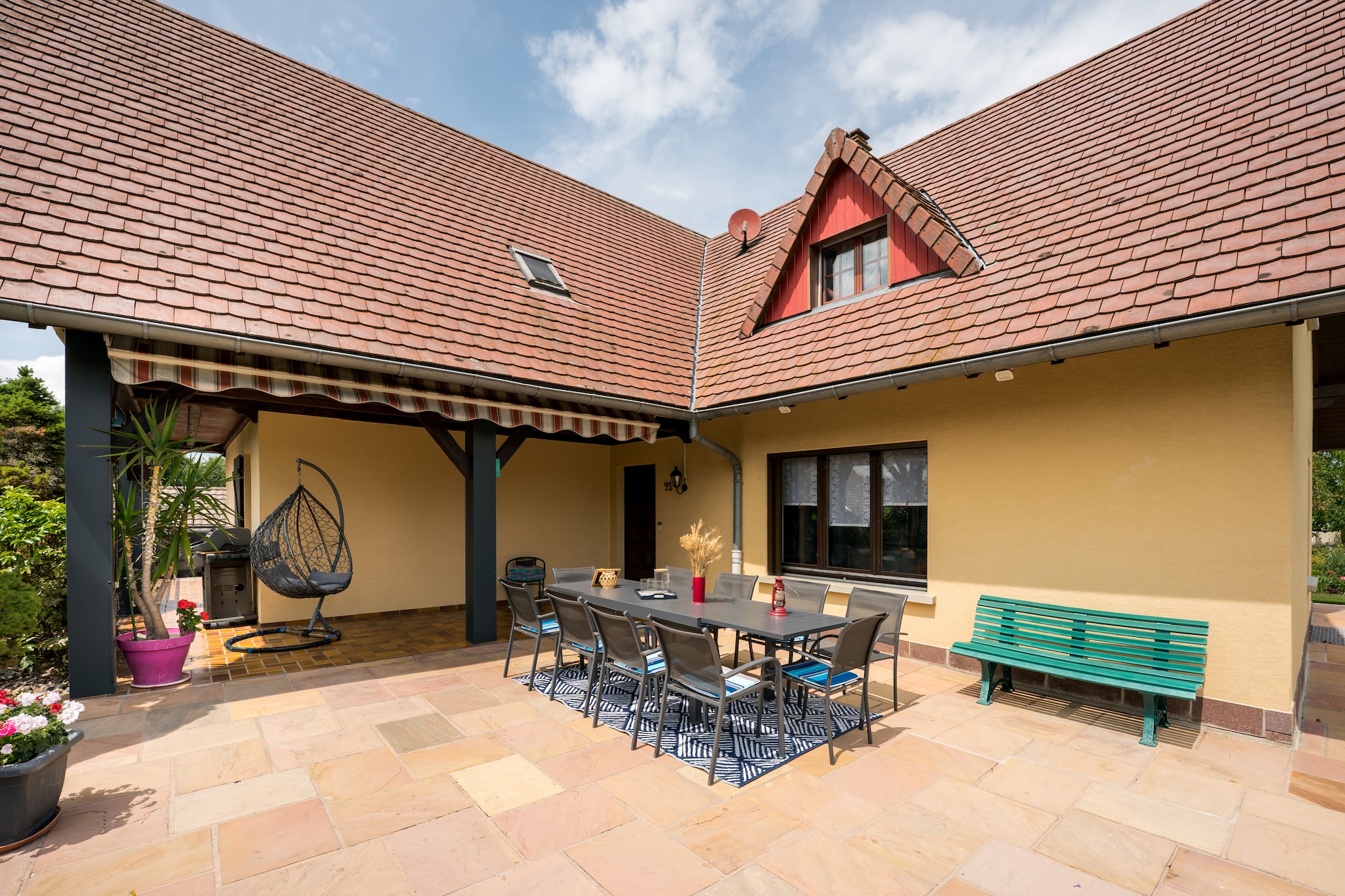 Au Cheval Blanc-Terrasbalkon