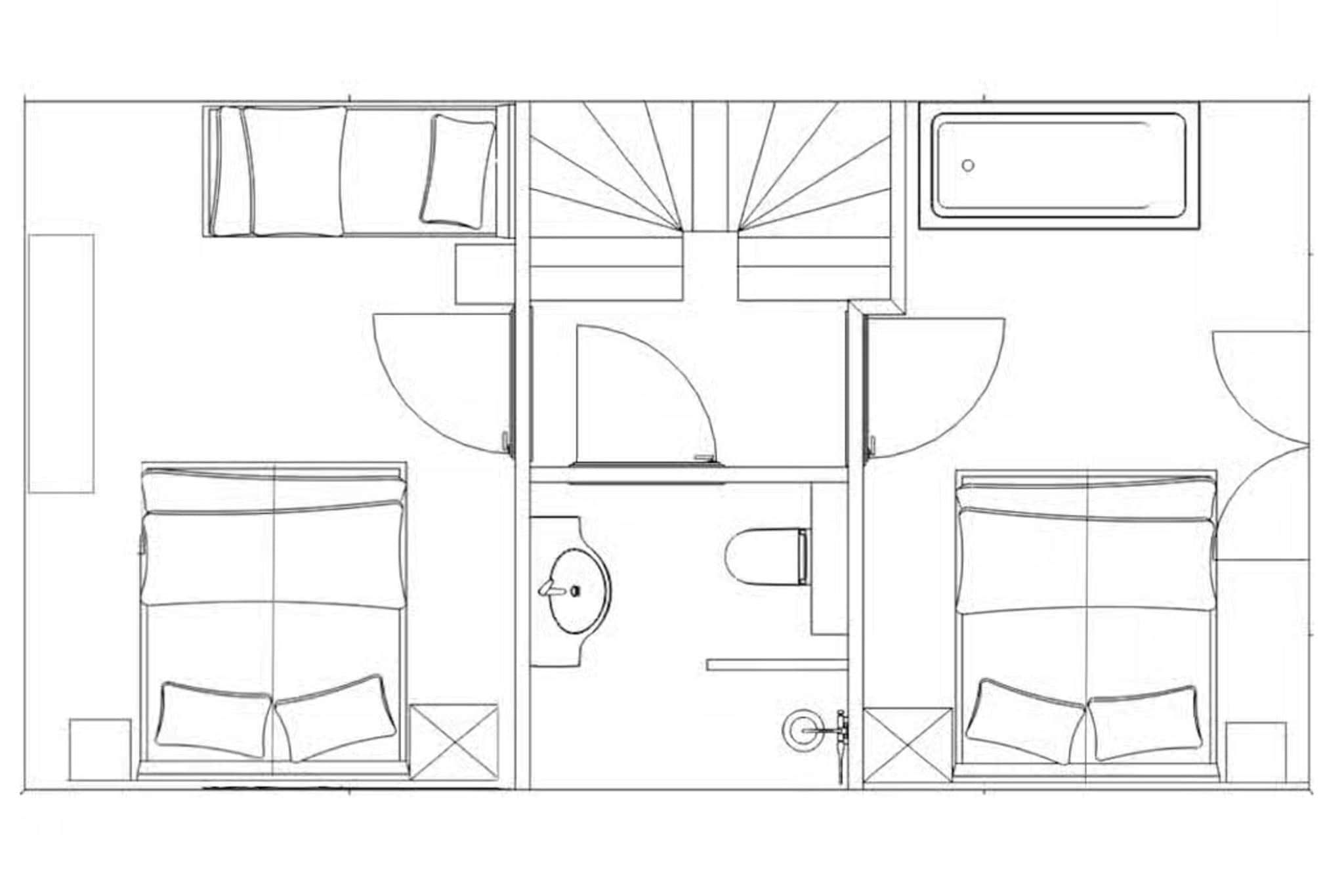 Plein 40 Lodge 6-Plattegrond