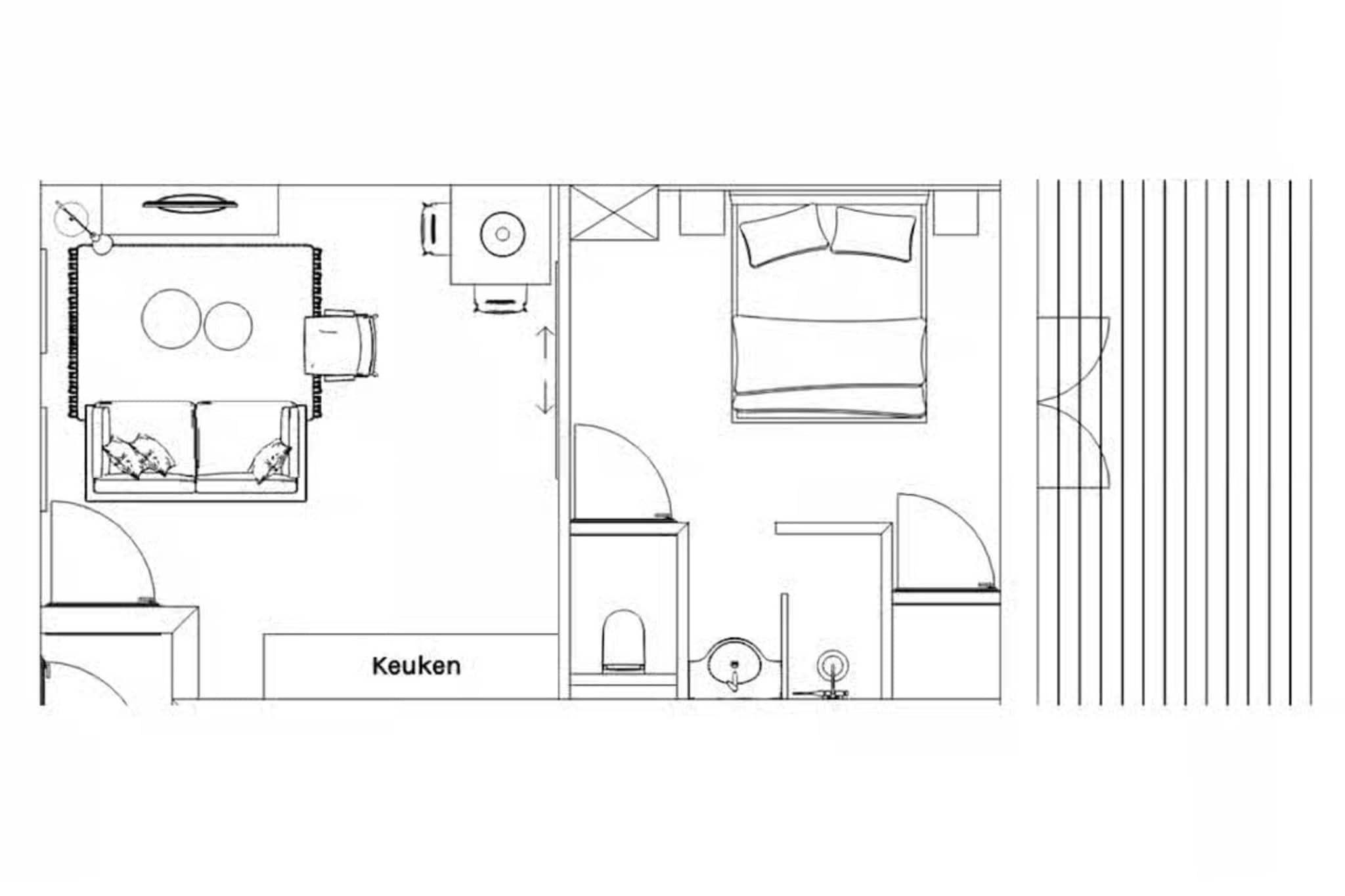 Plein 40 Lodge 16-Woonkamer