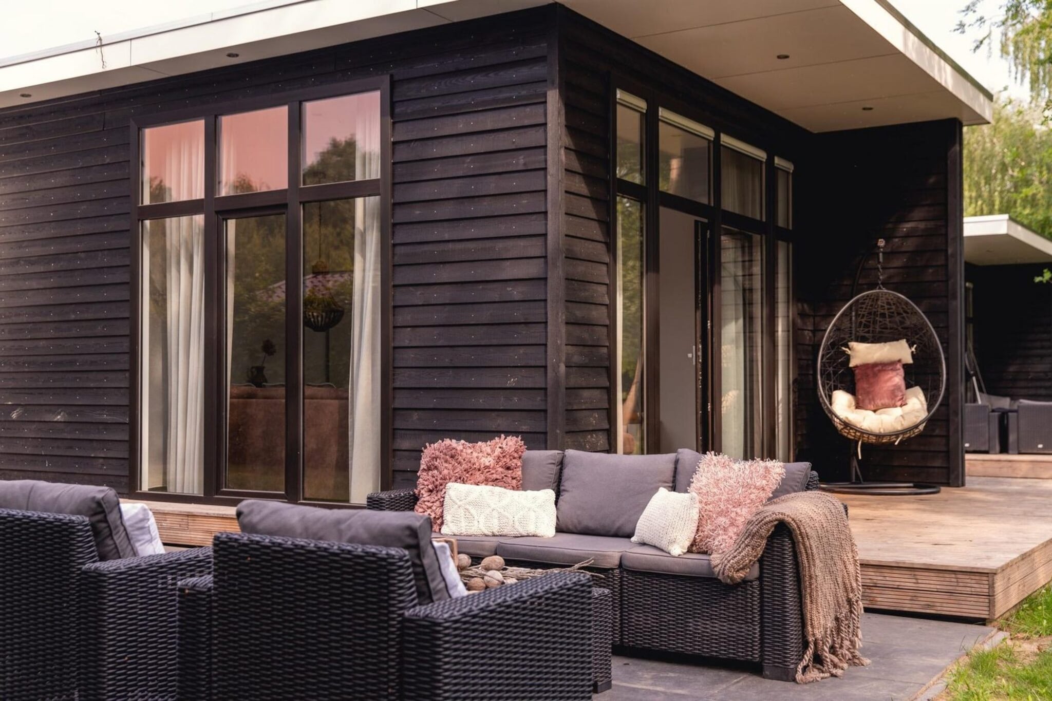 River Cabin with hot tub | 6 people - Terrasse / balcon