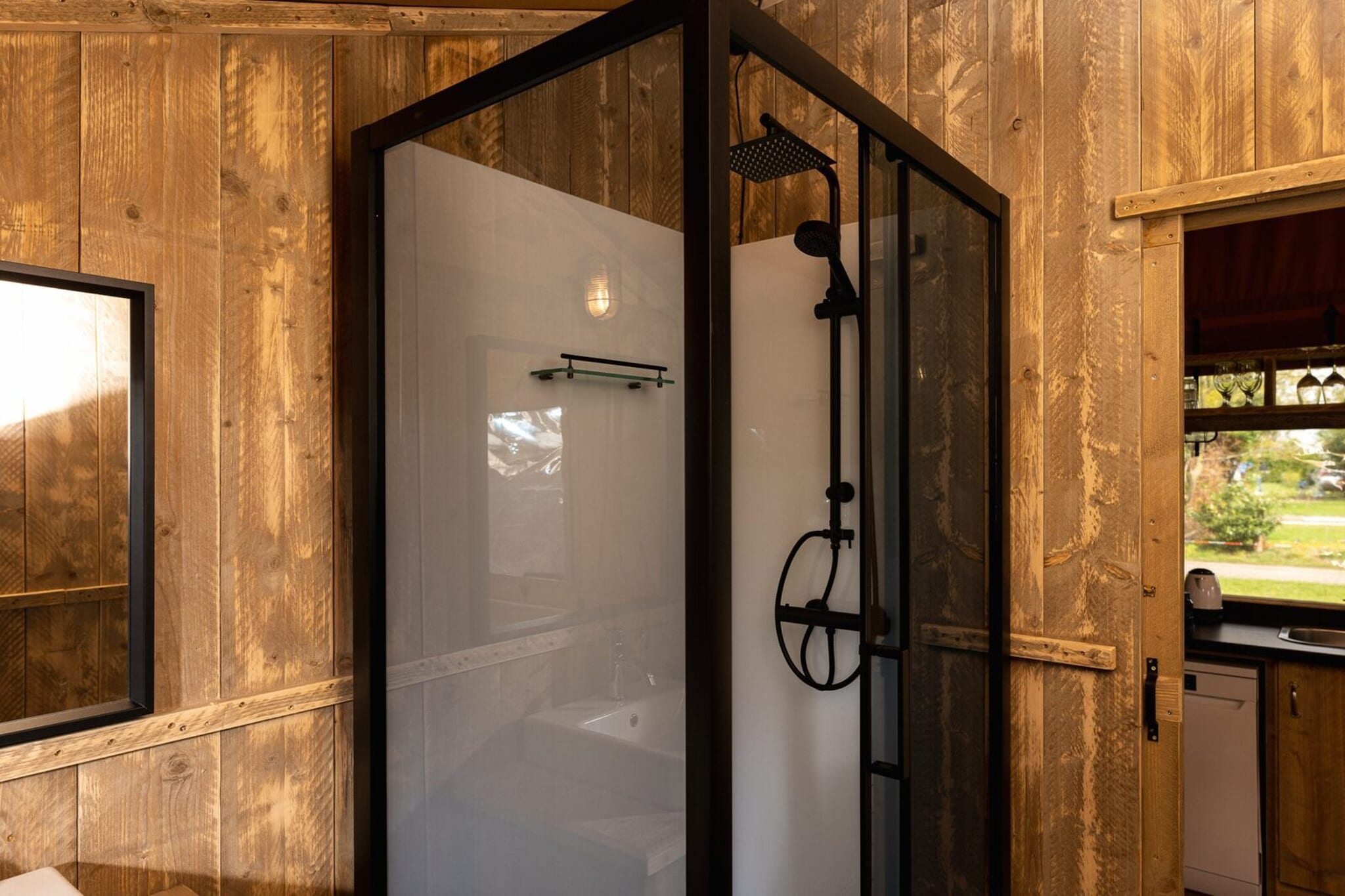 Safari tent 'the bartenter' with private sanitary facilities | 5 persons - Salle de bain