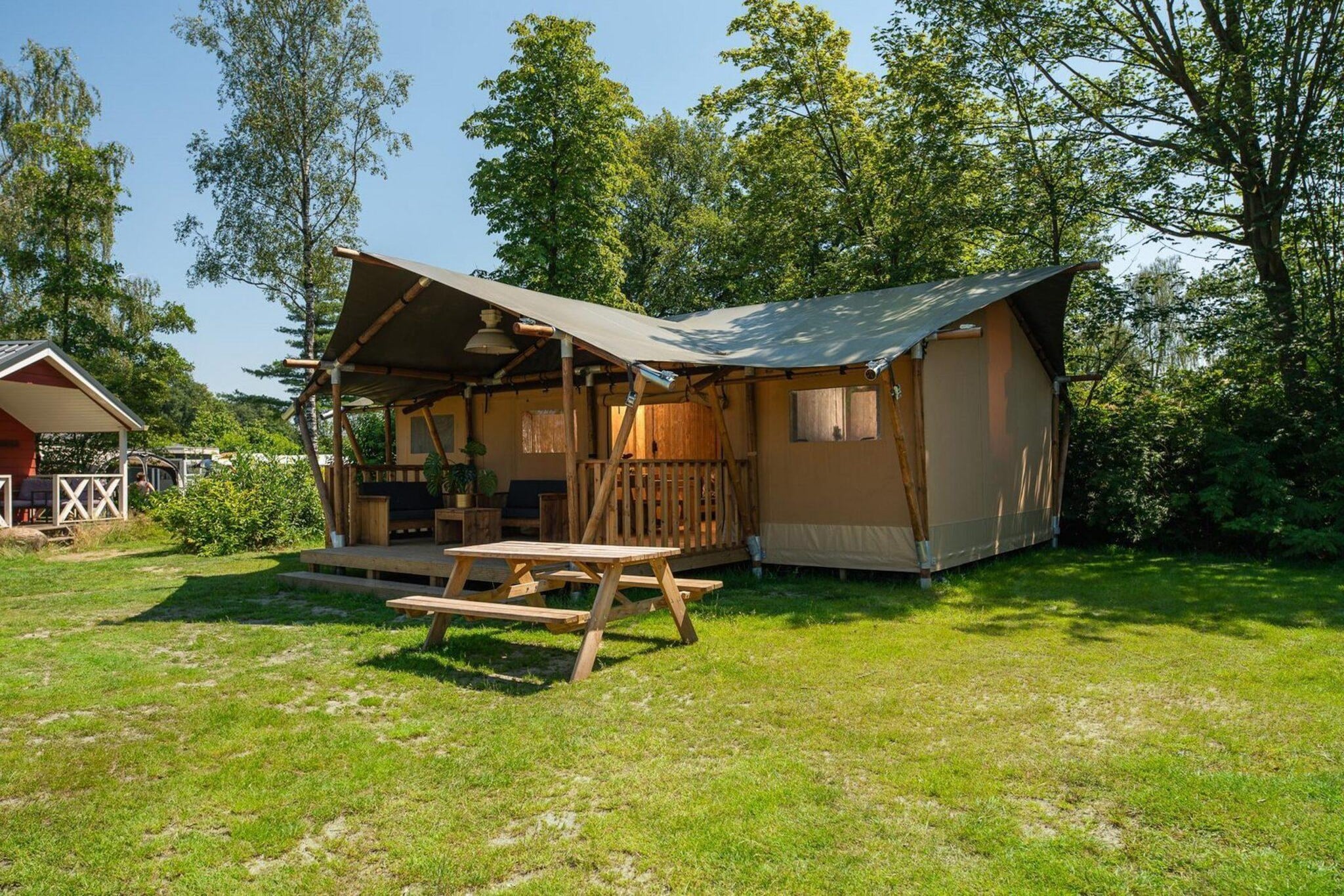 Safari tent with private bathroom | 8 people - Extérieur été