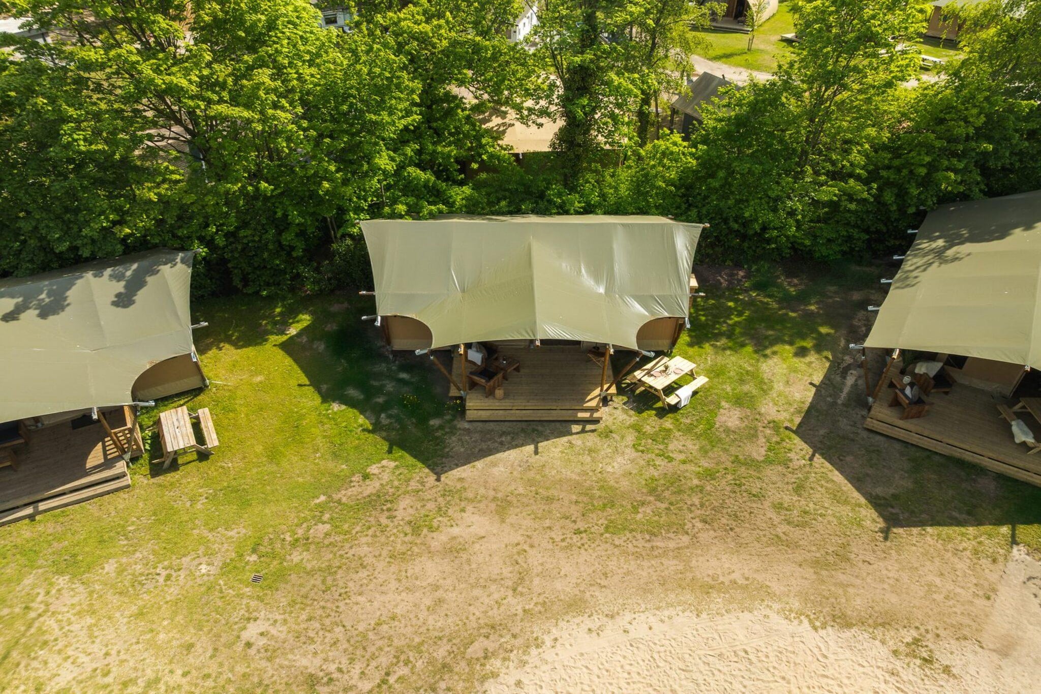 Safari tent with private bathroom | 8 people - Extérieur été