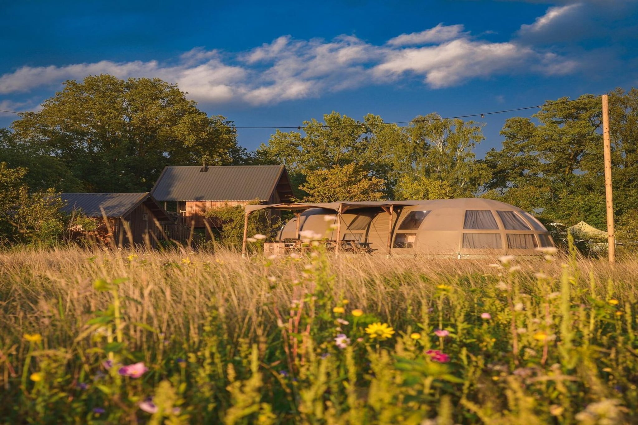 Group accommodation (6x luxury glamping tent) I 32 people - Zones été à 1 km