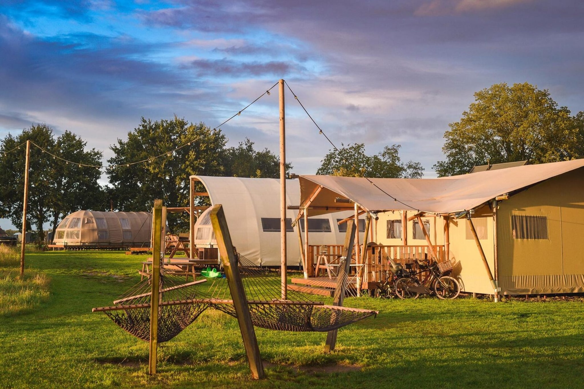 Group accommodation (6x luxury glamping tent) I 32 people - Zones été à 1 km