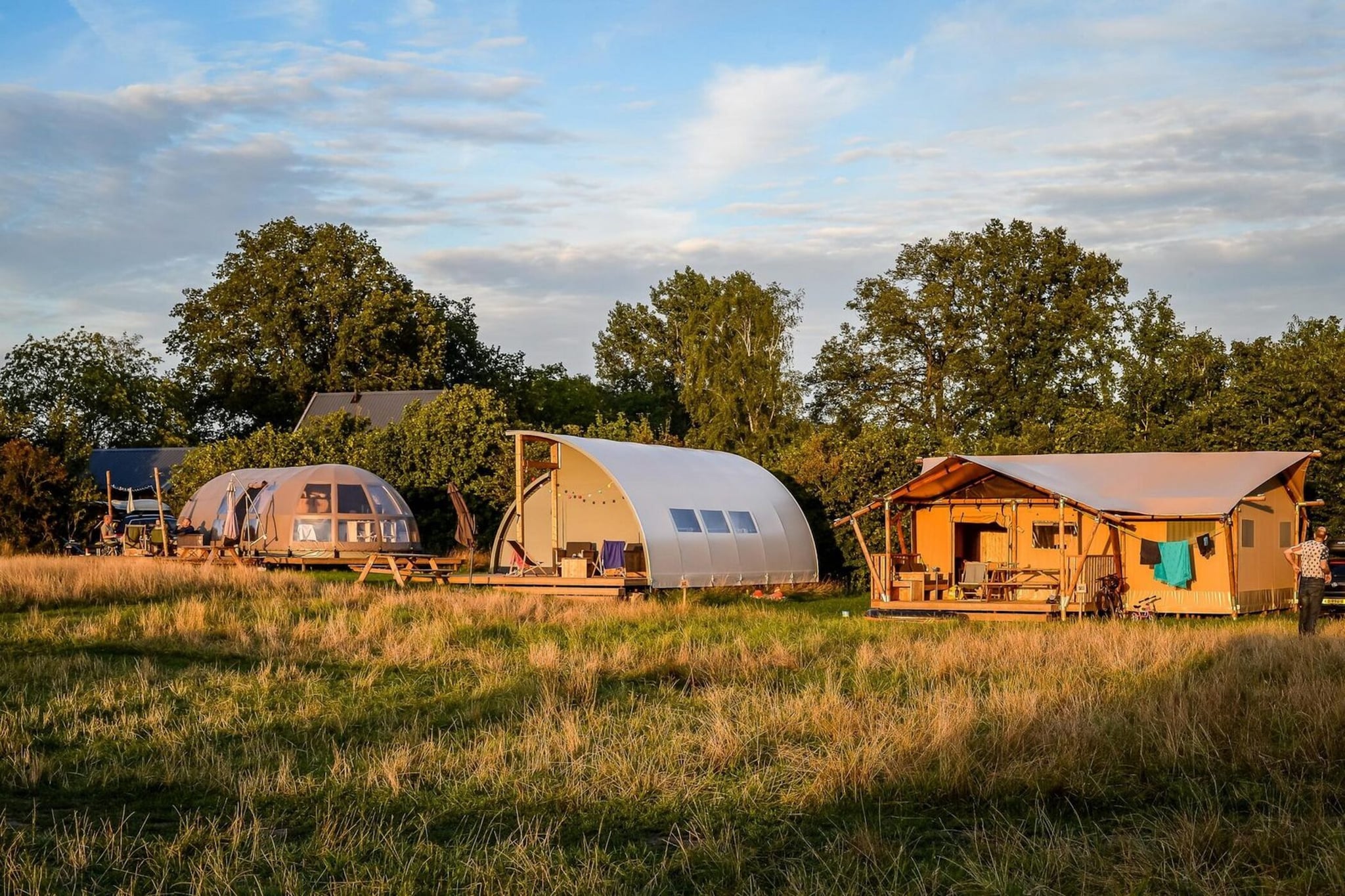 Group accommodation (6x luxury glamping tent) I 32 people - Zones été à 1 km