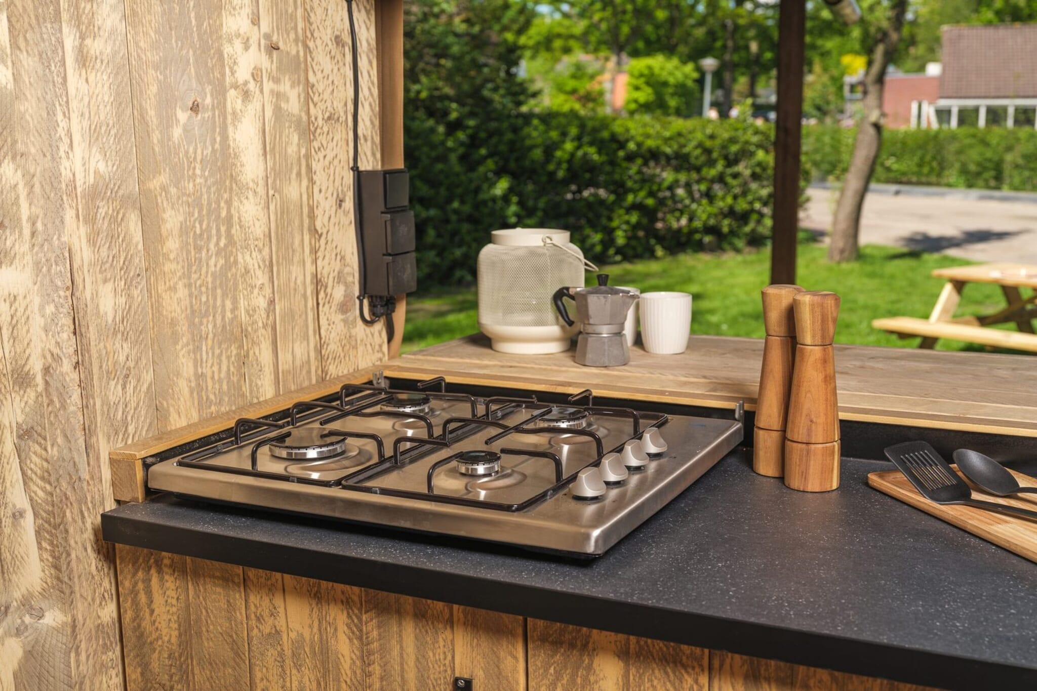 Safarisuite met privé sanitair | 5 personen - Keuken