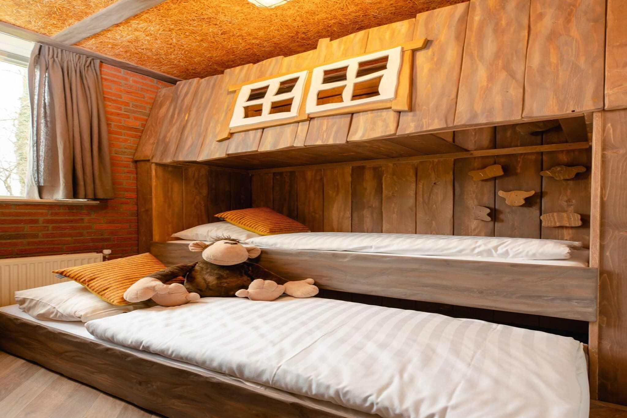 Children's bungalow with bubble tub I 6 persons - Slaapkamer