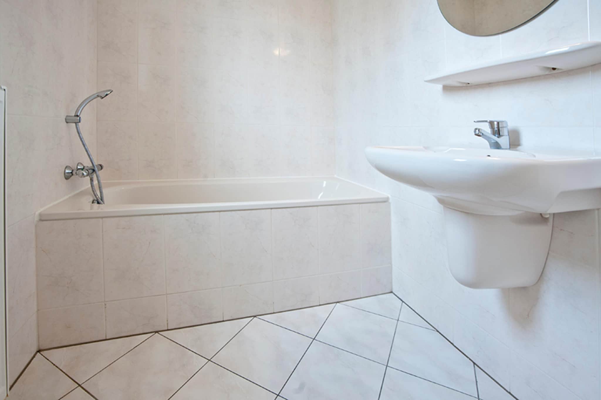 Boswoning-Badezimmer