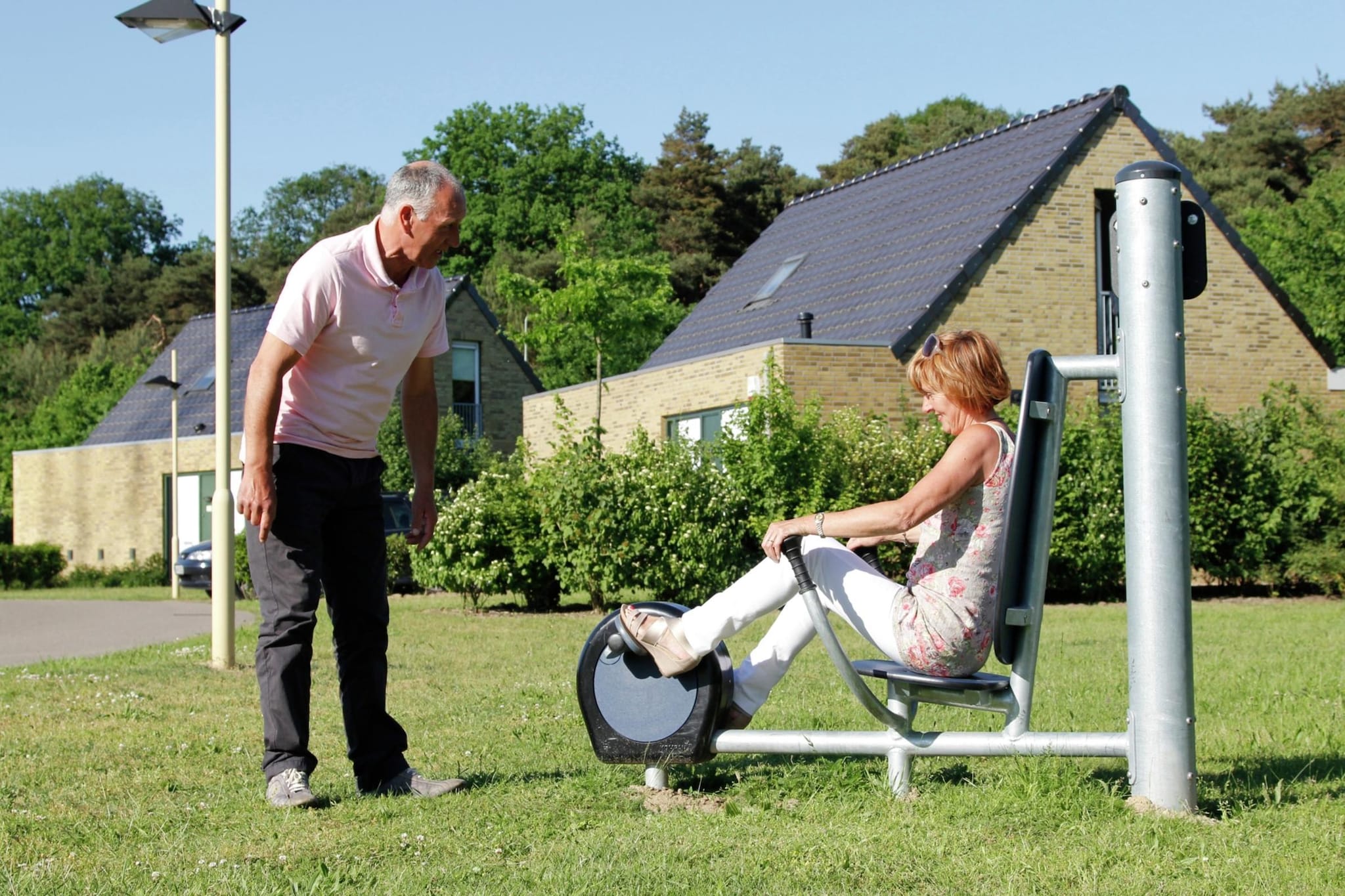 Boswoning-Parkeinrichtungen