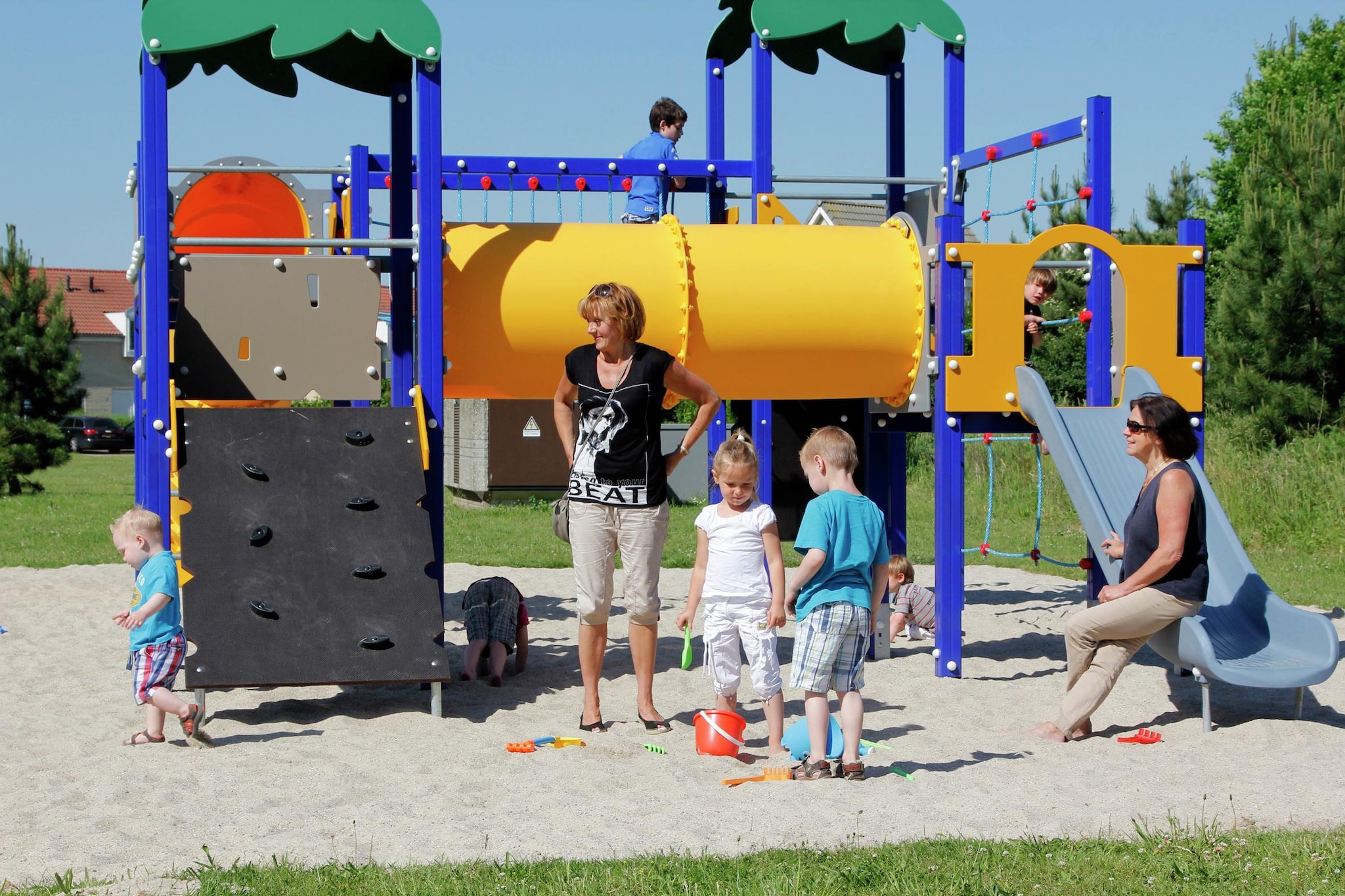Boswoning-Parkeinrichtungen