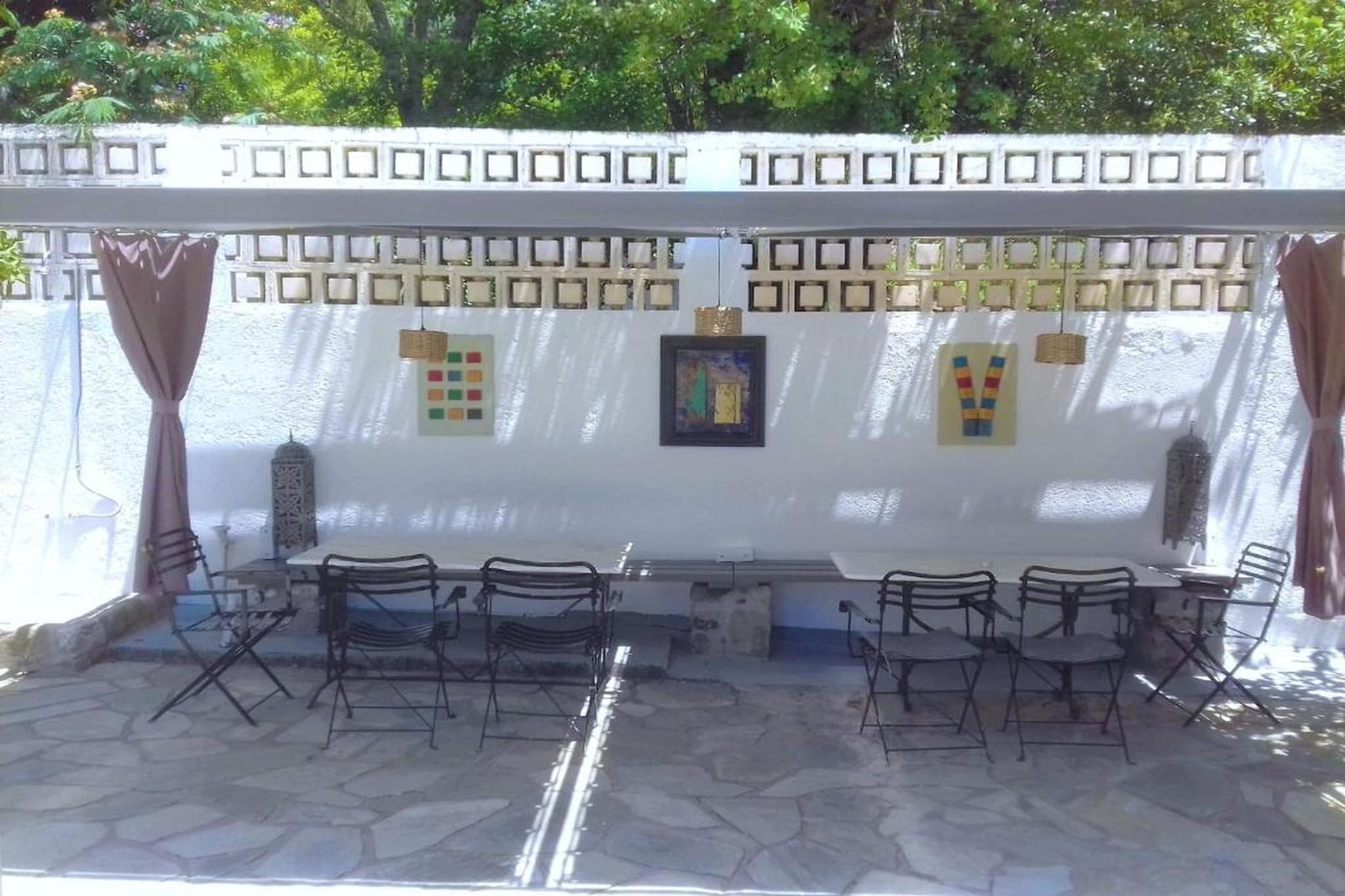 Beachfront Skaloma Villa-Terrasbalkon