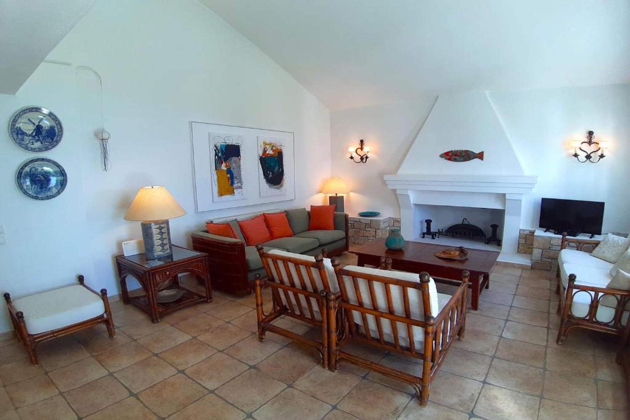 Beachfront Skaloma Villa-Woonkamer