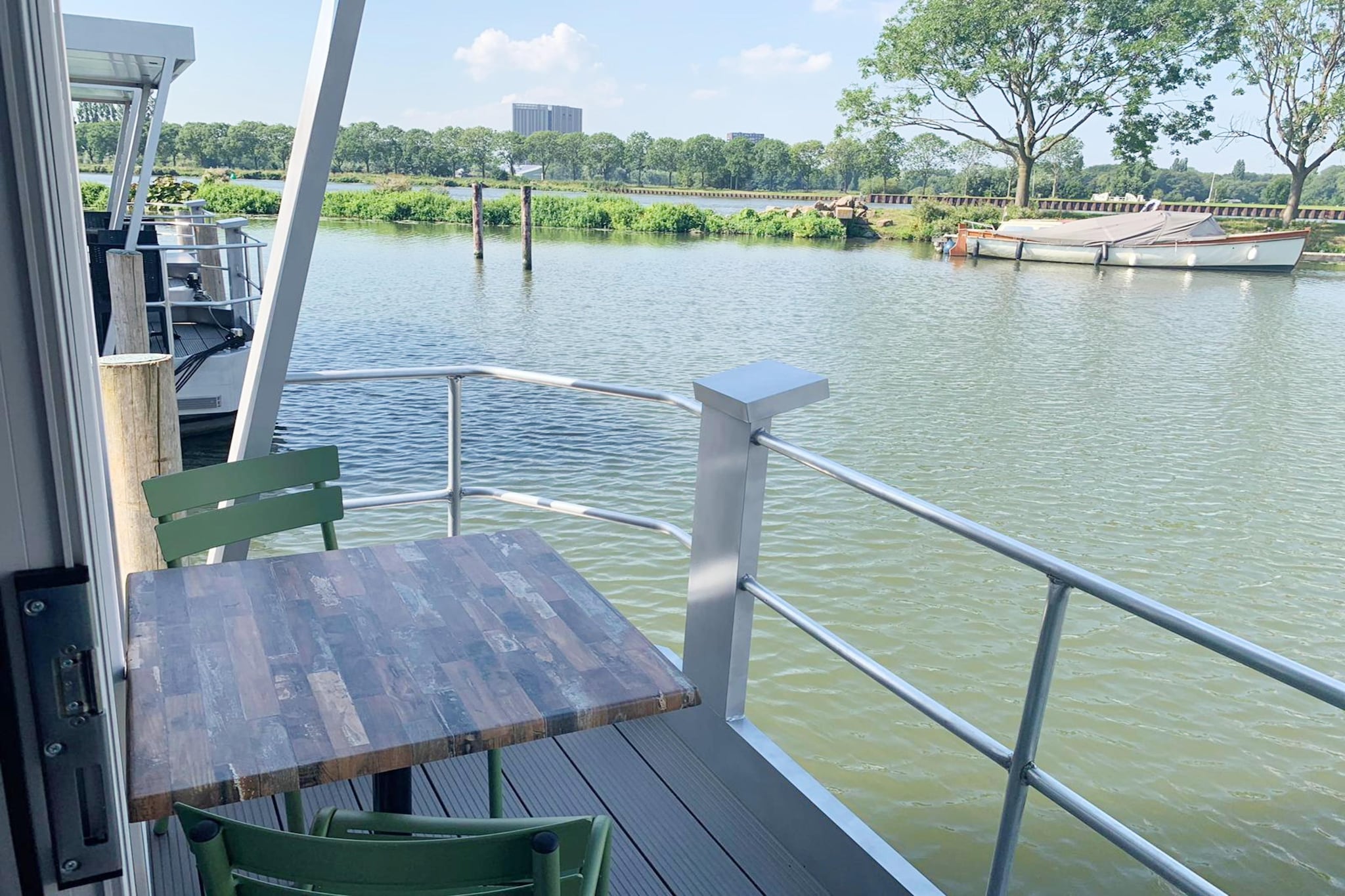 Havenlodge with roof terrace and balcony (4 pers) in Amsterdam - Terrace balcony