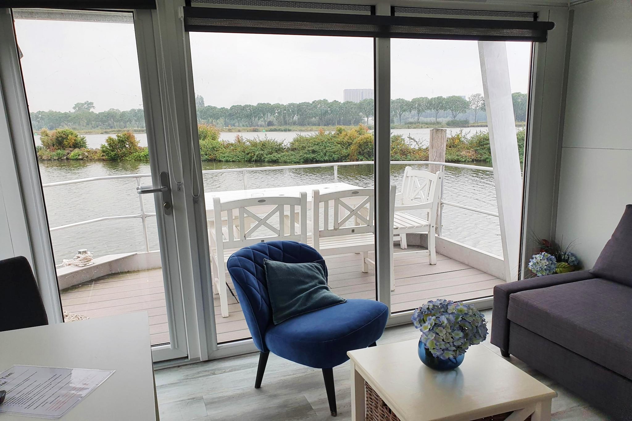 Harbor lodge+ with roof terrace and balcony (4-6 pers) Amsterdam - Wohnzimmer