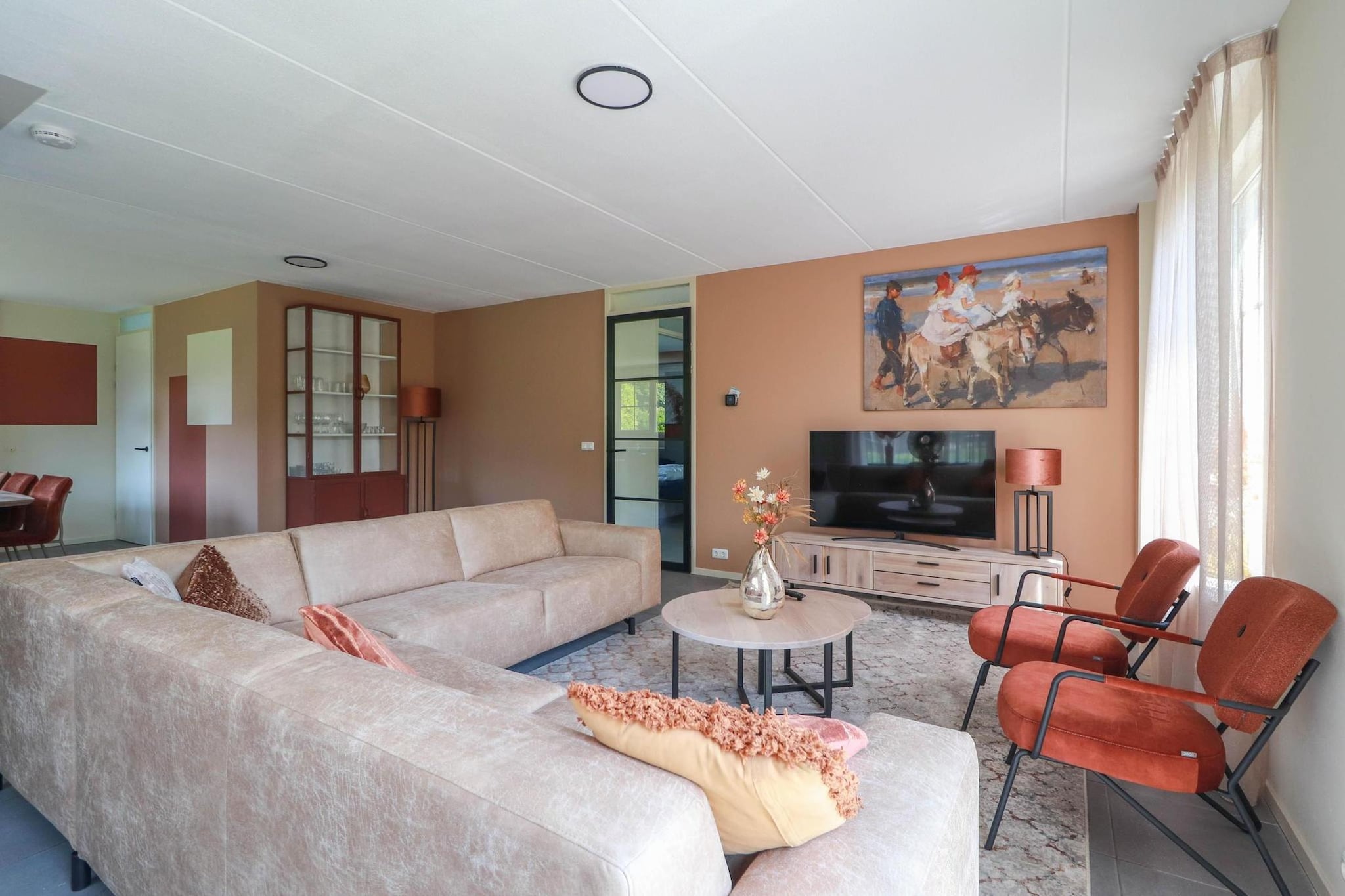 Beach Villa Royale with Wellness Hot Tub & Sauna - 10 persons - Wohnzimmer