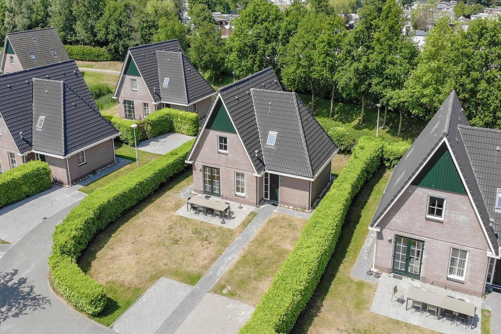 Beach Villa Royale with Wellness Hot Tub & Sauna - 10 persons - Außenbereich Sommer