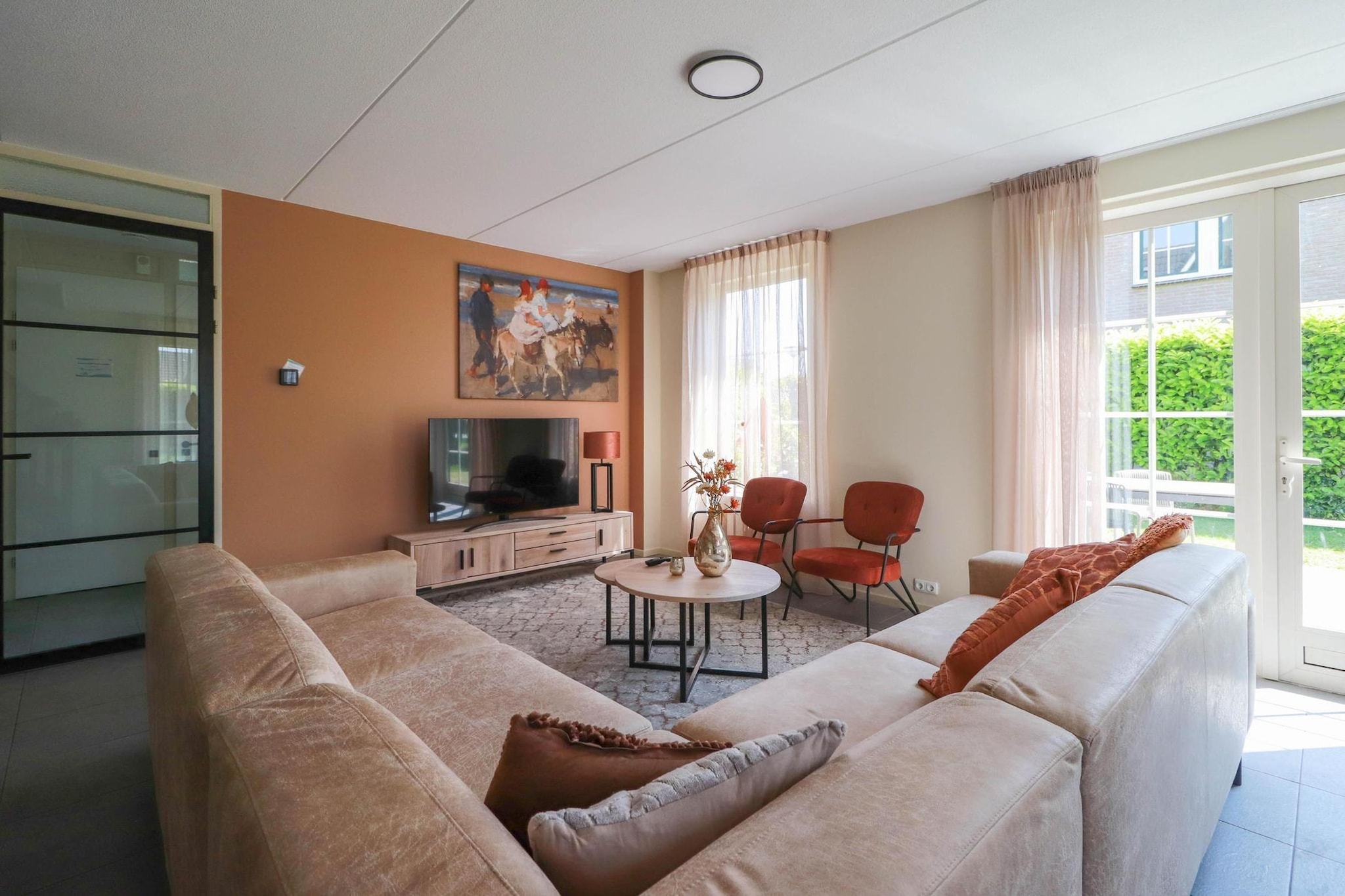 Beach Villa Royale with Wellness Hot Tub & Sauna - 10 persons - Wohnzimmer
