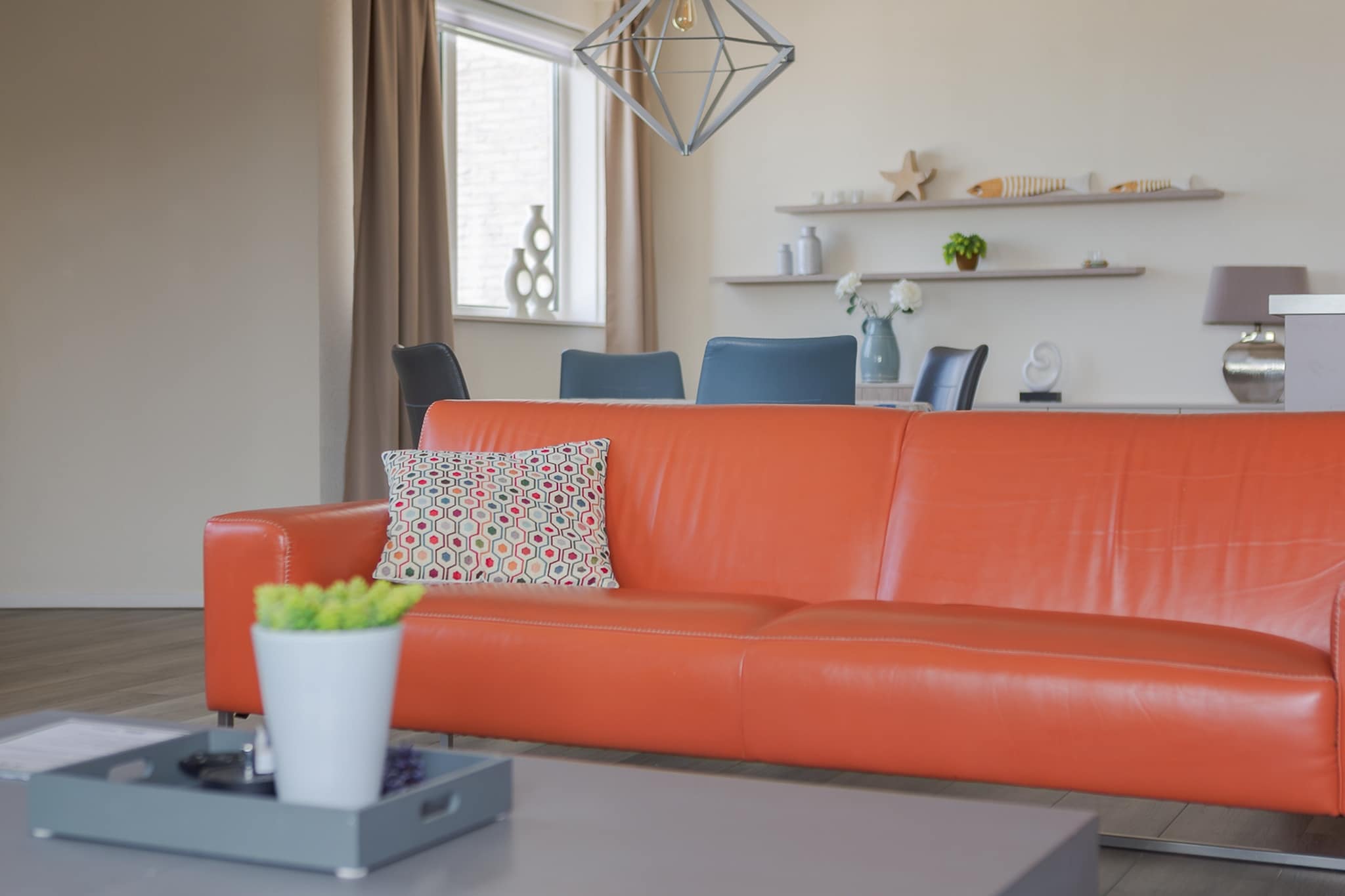 Corner Apartment on the Beach with IJsselmeer View - Zuiderzee State+ XL 1 - Living room