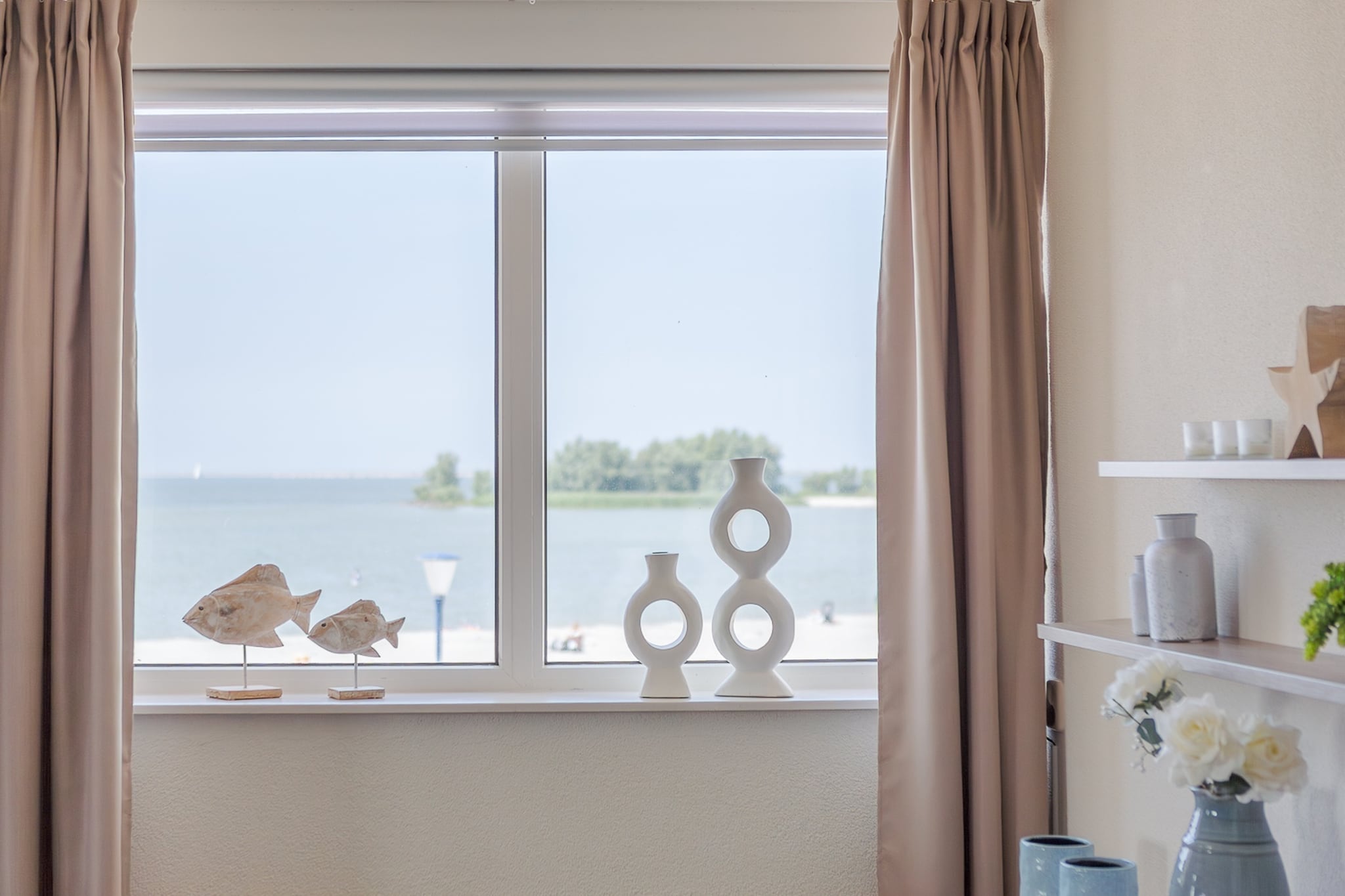 Corner Apartment on the Beach with IJsselmeer View - Zuiderzee State+ XL 1 - View in summer