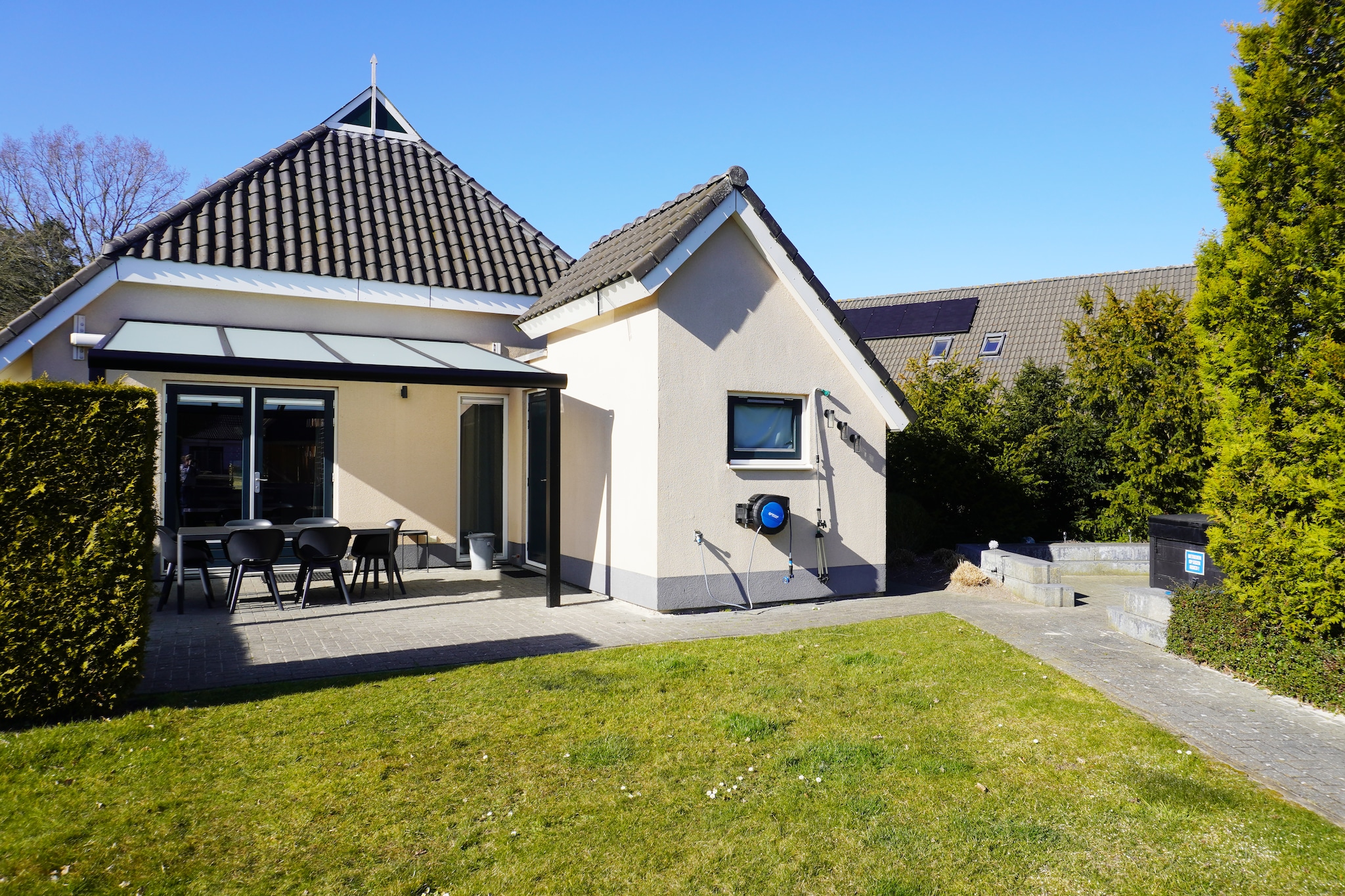 6 pers. Vosseberghuis Prestige met buitenspa-Extérieur été