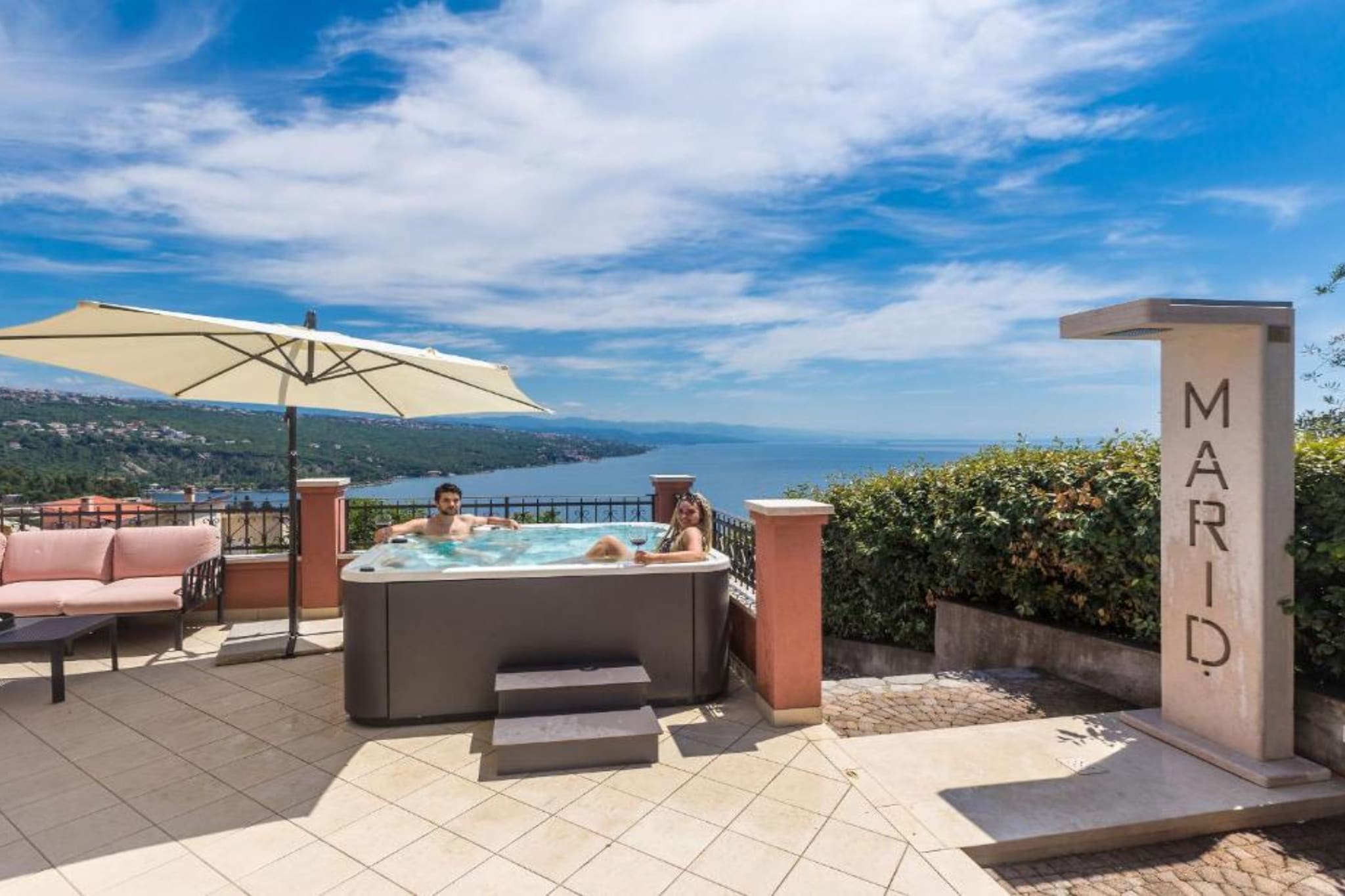Villa Marid Opatija - Three bedroom Apartment-Schwimmbad