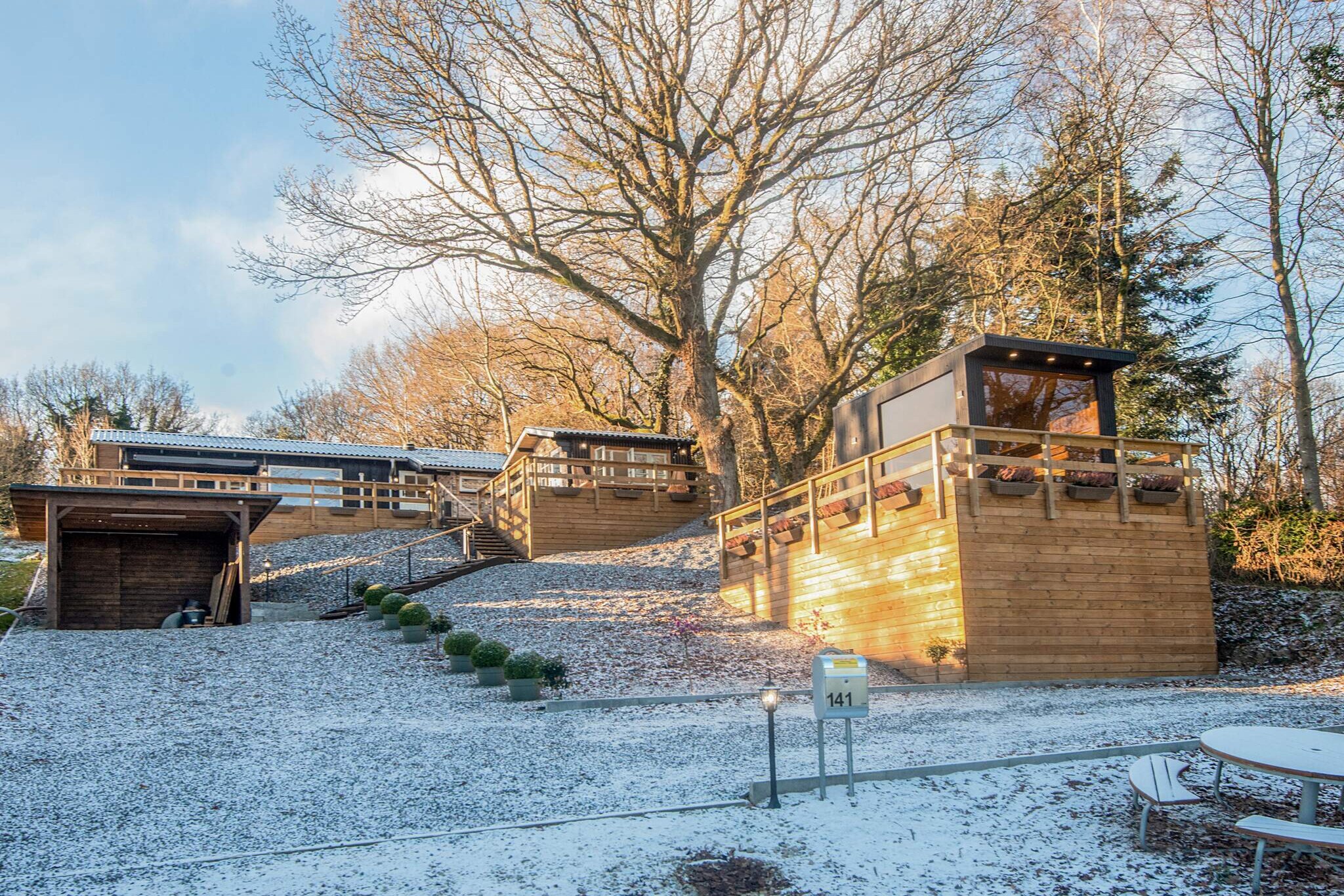 Annex: (double bed)\n\nInternet Access DSL, Living room(double bed, TV(german television channels, danish TV channels (DR1 and TV2), norvegian TV channels , swedish TV channels), high chair), Kitchen(cooker(electric), coffee machine, dishwasher, fridge(+ freezer)), bedroom(double bed, cot), bathroom(tumble dryer, washbasin, shower, toilet, washing machine), outdoor shower(outside), sauna(outside, 6 persons), heating(electric), terrace, garden furniture, play equipment, air to air heatpump