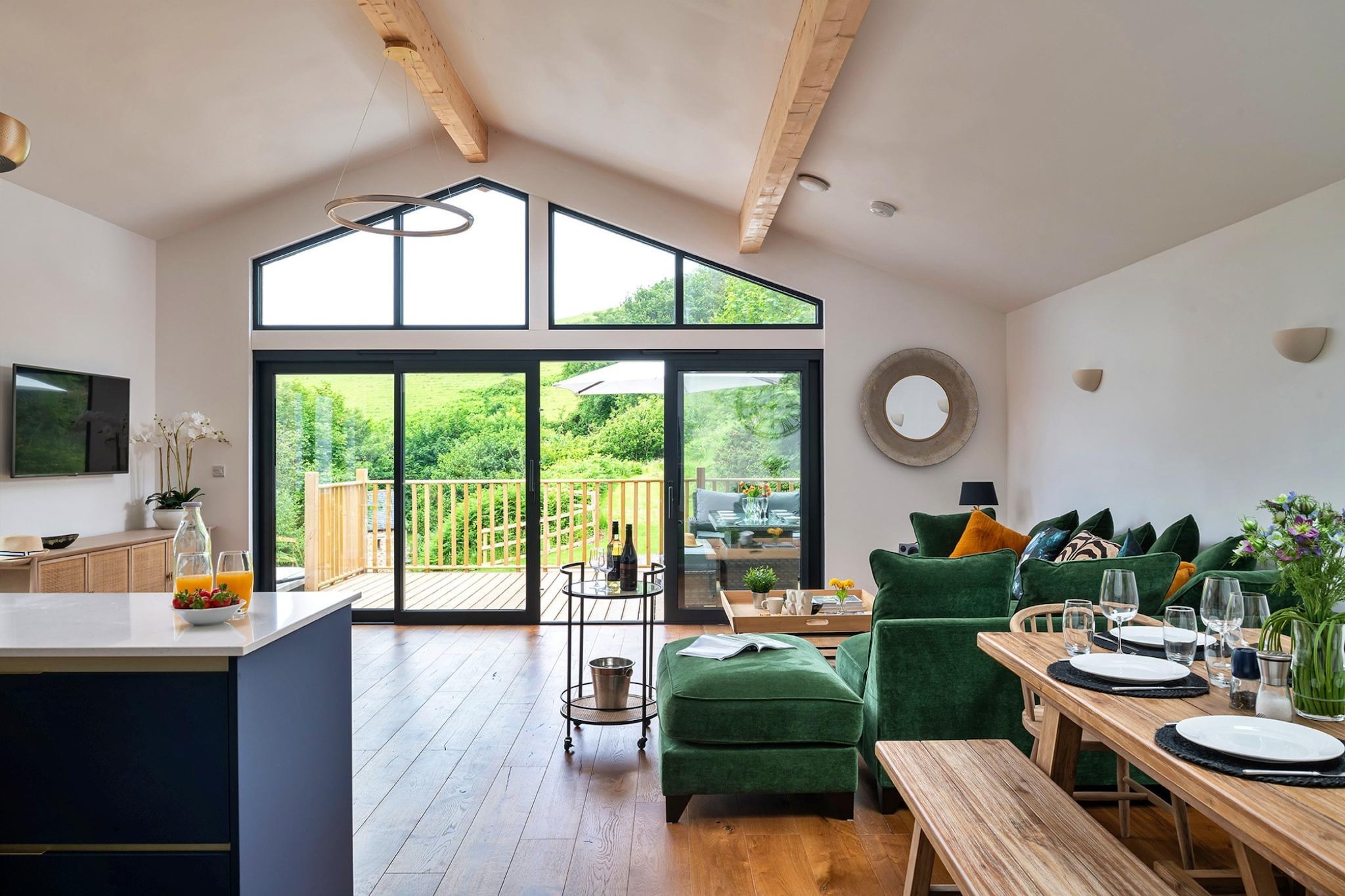 Coulscott Pipistrelle Barn - Living room