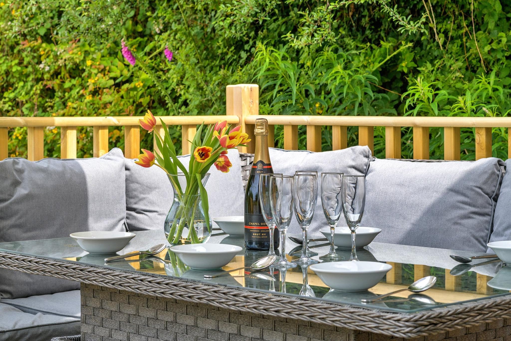 Coulscott Pipistrelle Barn - Terrace balcony