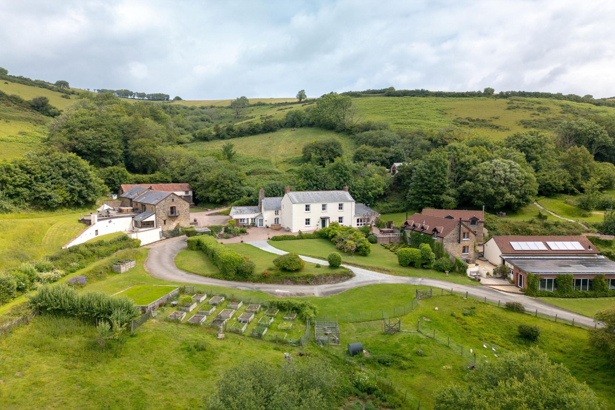 Coulscott Pipistrelle Barn - Areas within 1km in summer