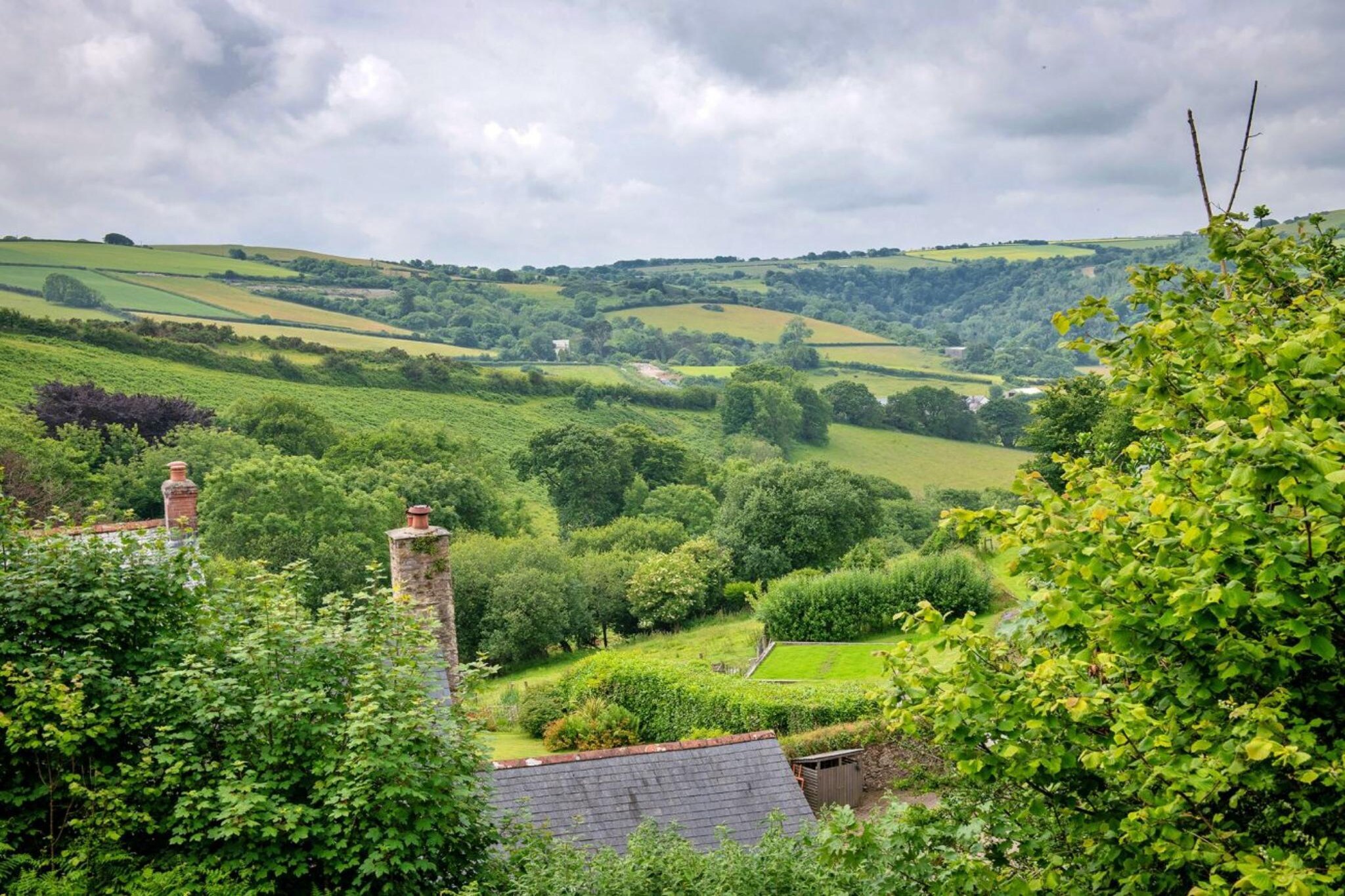 Coulscott Pipistrelle Barn - Areas within 1km in summer