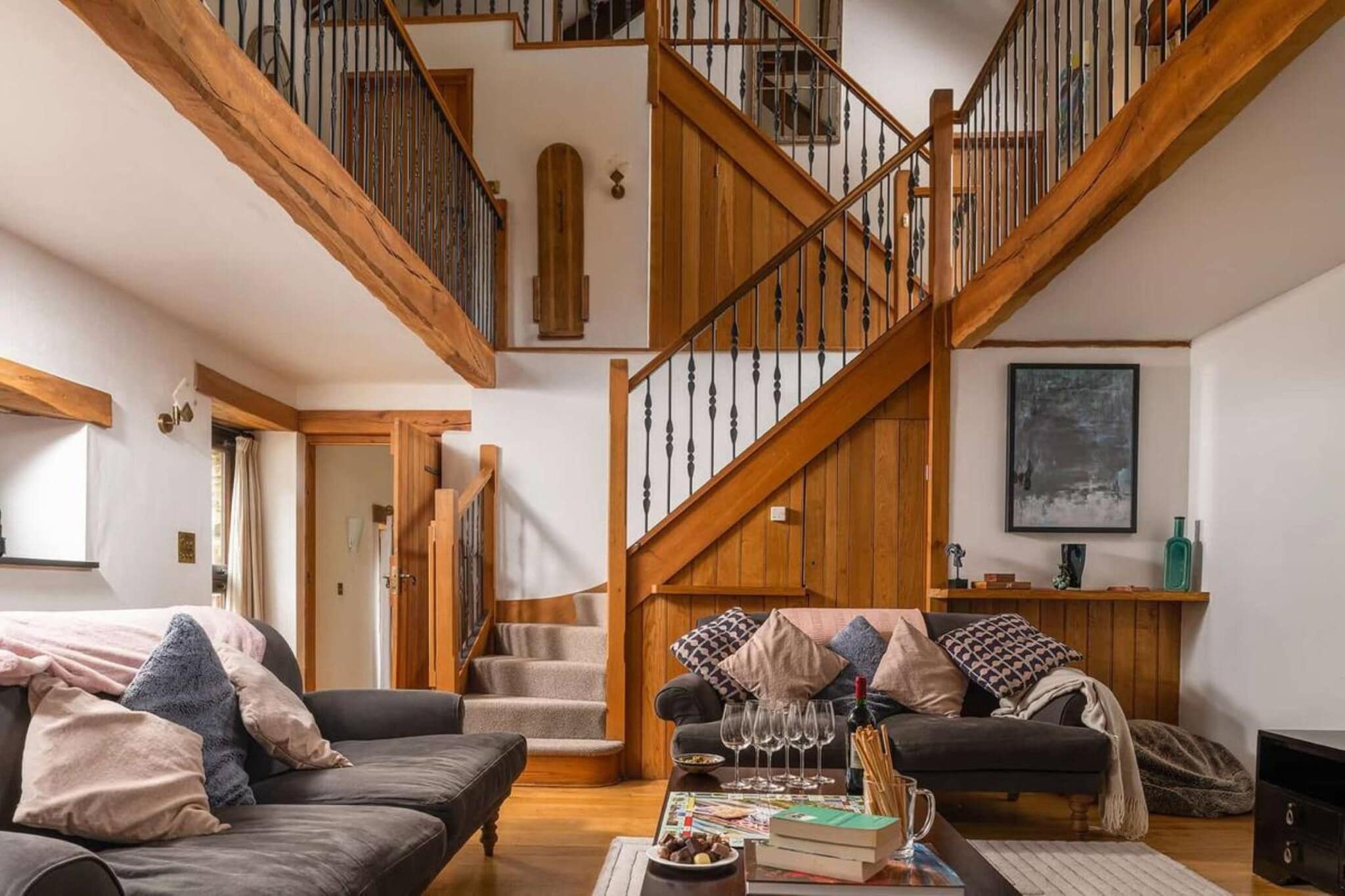 Coulscott Old Barn - Living room