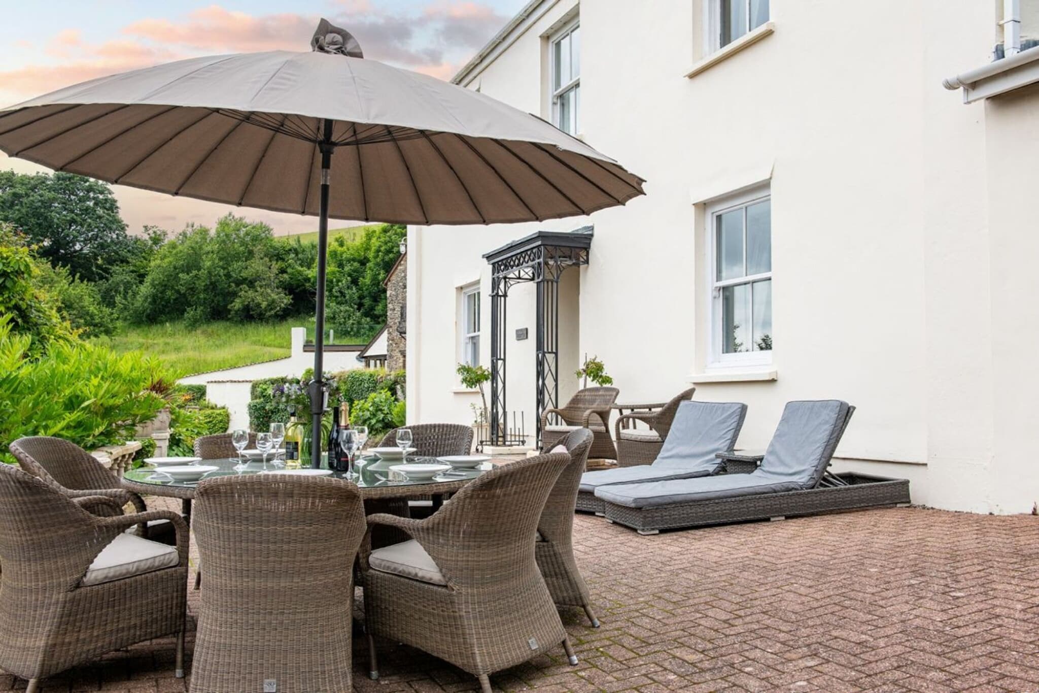 Coulscott Georgian House - Terrace balcony