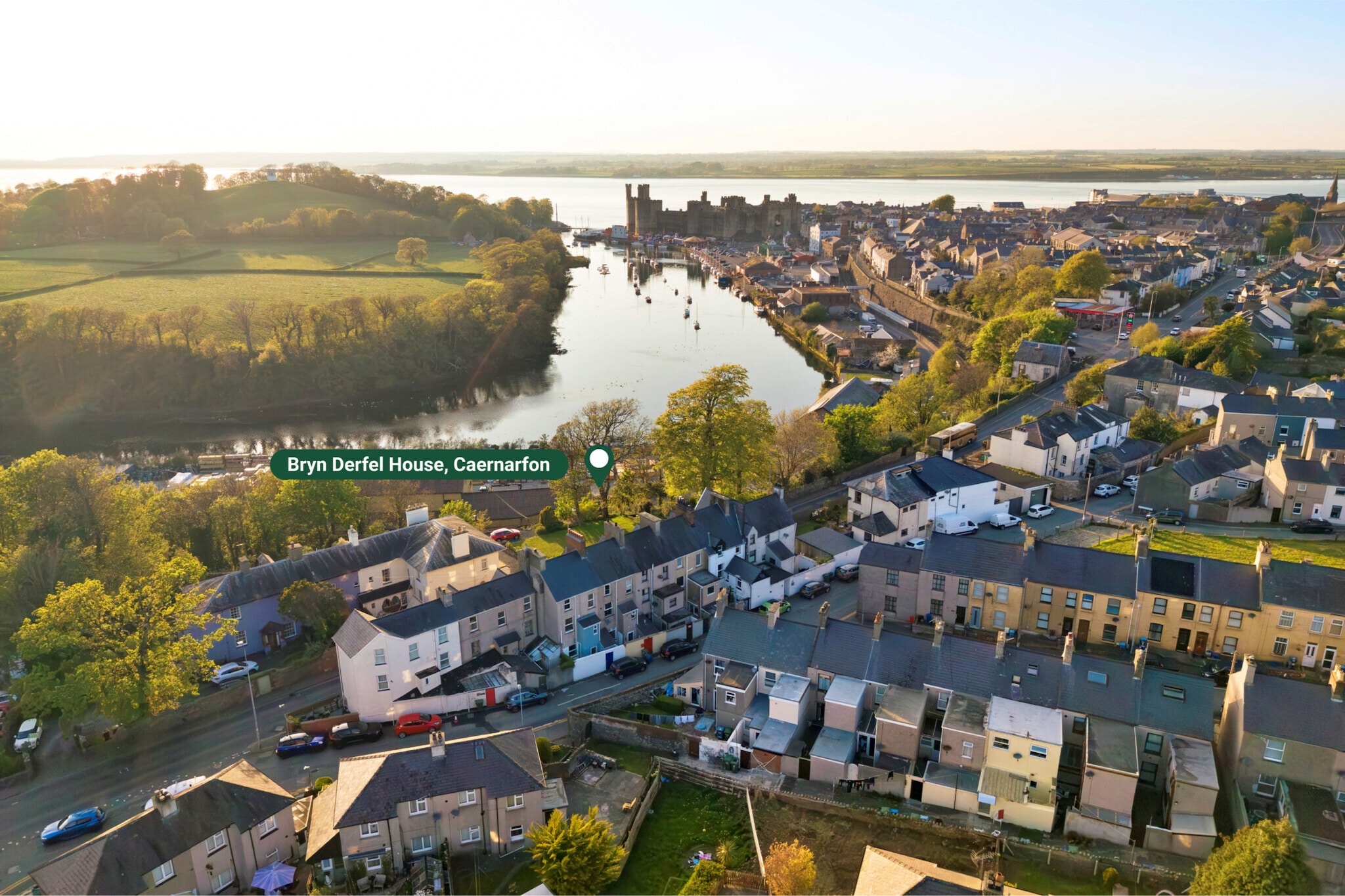 Bryn Derfel House - Areas within 5km in summer