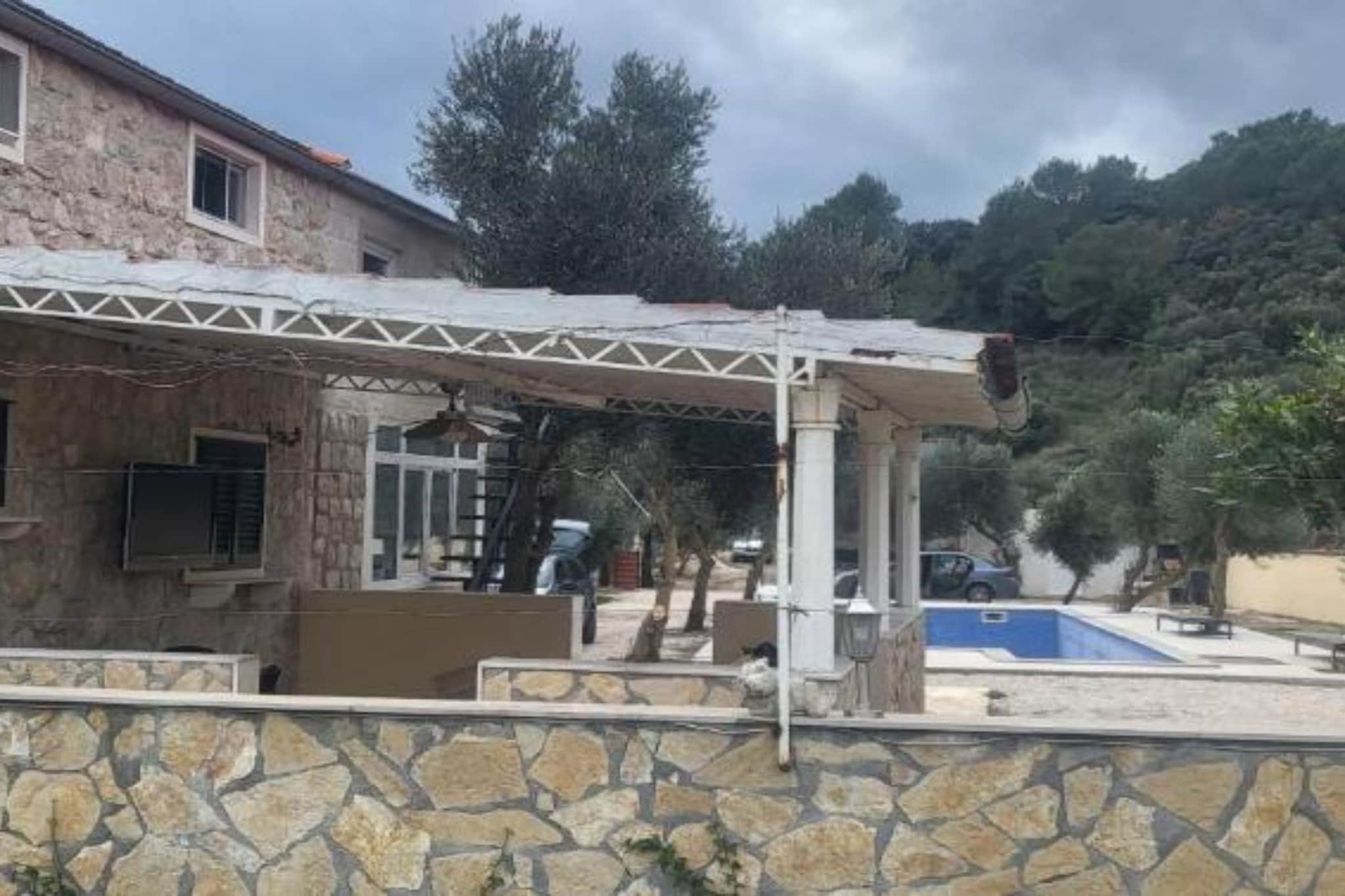 Natur Olive House Ston-Im Freien