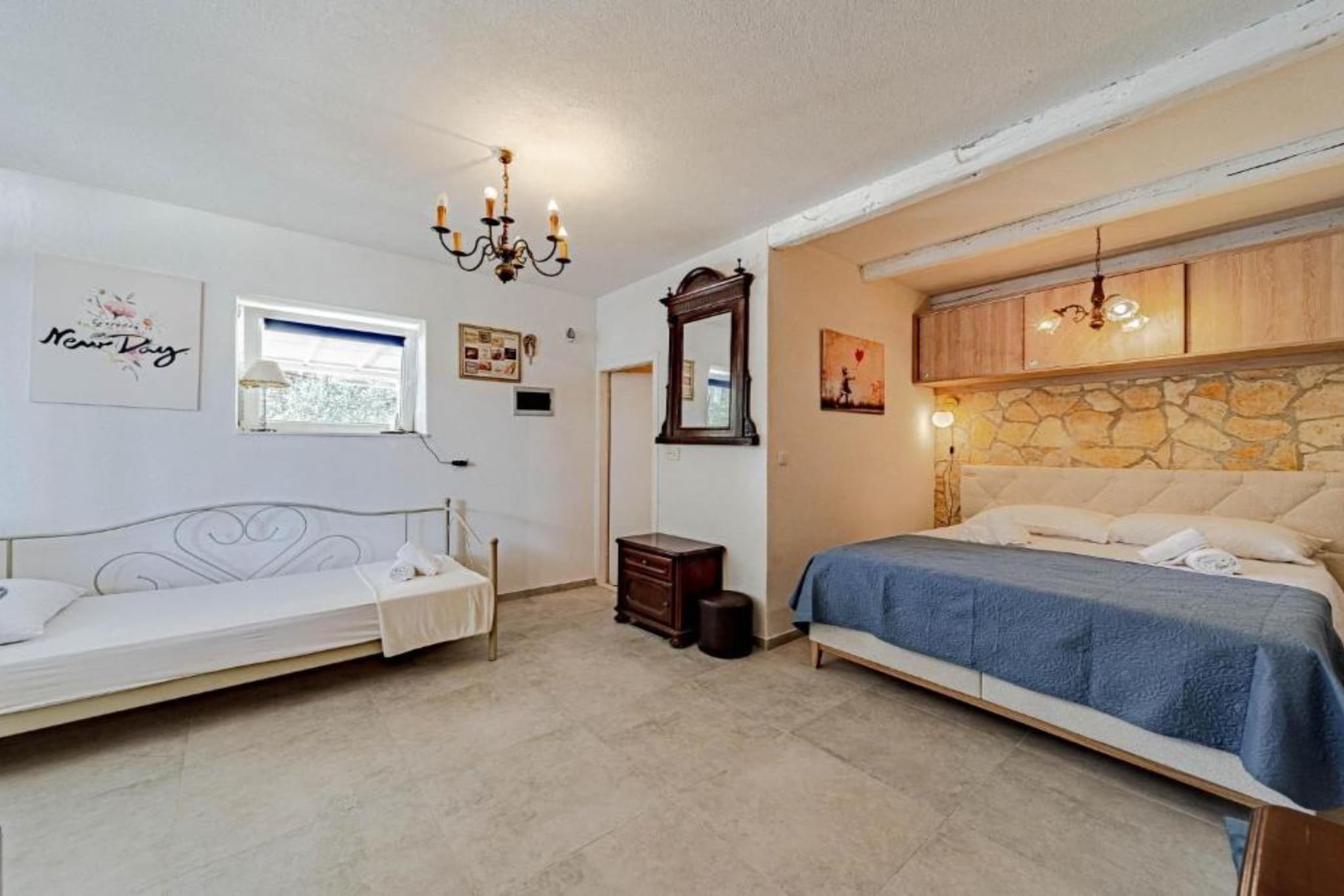 Natur Olive House Ston-Schlafzimmer