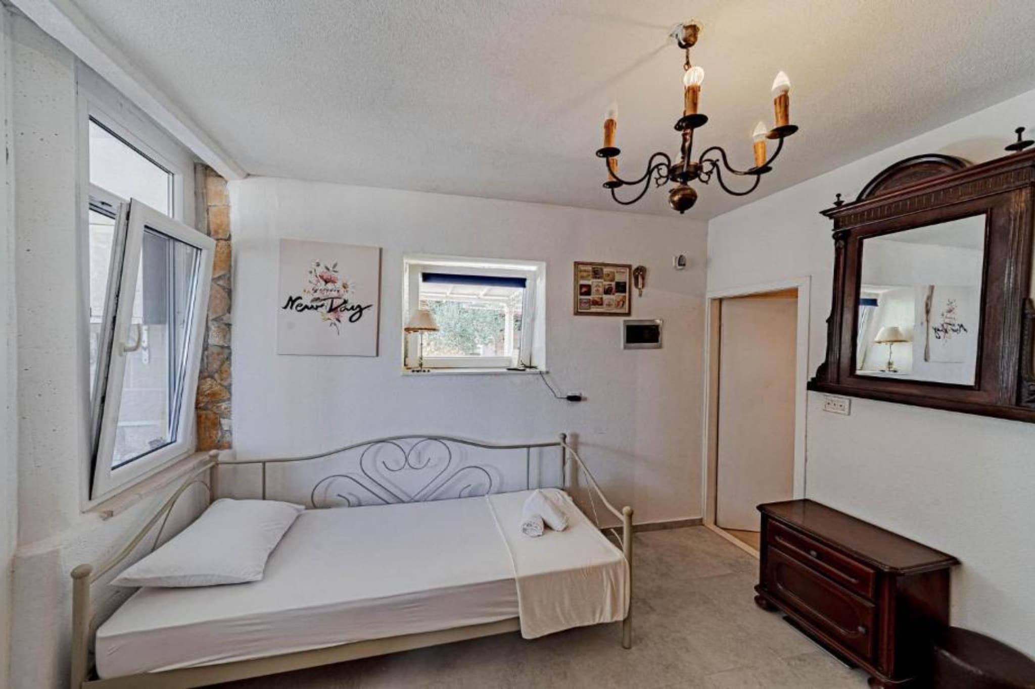 Natur Olive House Ston-Schlafzimmer