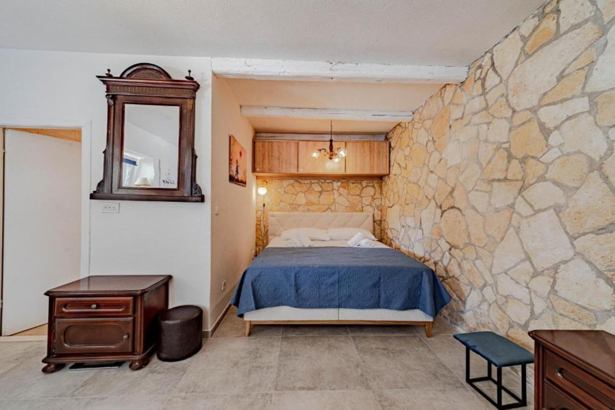 Natur Olive House Ston-Schlafzimmer