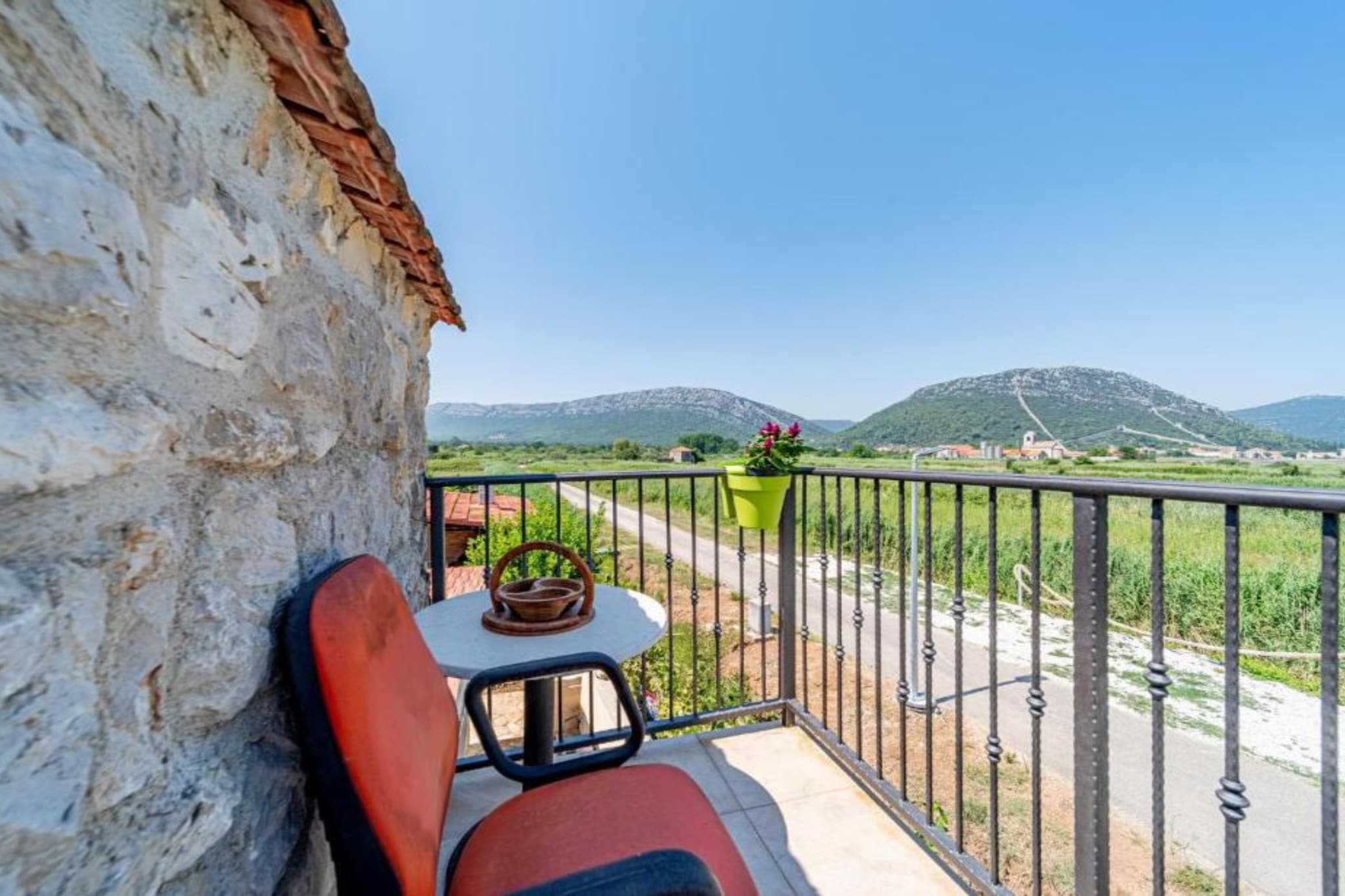 Natur Olive House Ston-Terrasse/Balkon