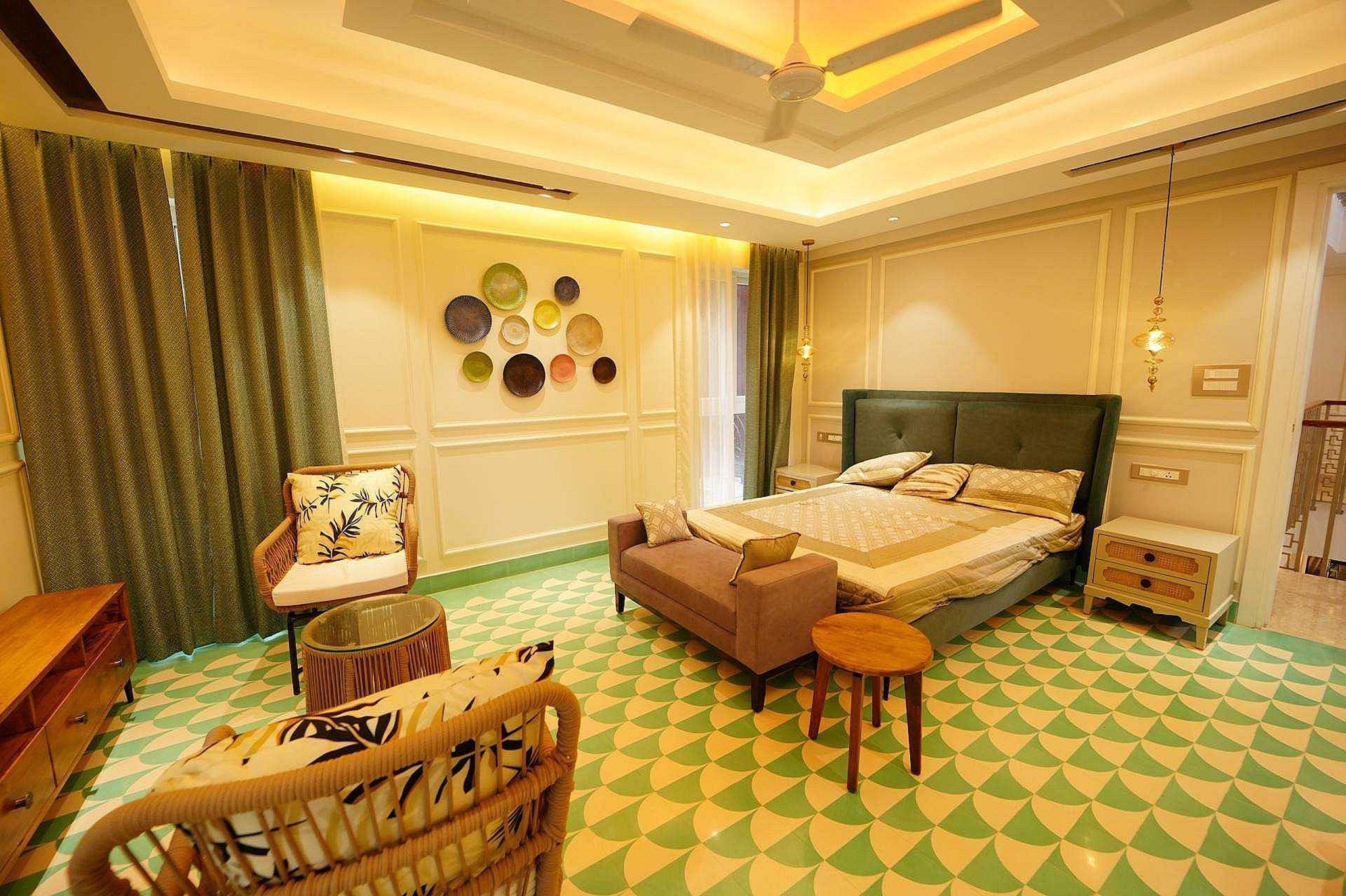 Spacious Accommodation: ELIVAAS Villa Paraiso in Goa offers a spacious, recently renovated 5-star villa with four bedrooms and four bathrooms. The property features a living room, terrace, balcony, and private pool.
Modern Amenities: Guests enjoy free WiFi, air-conditioning, a fully equipped kitchen, washing machine, and private bathrooms. Additional amenities include a barbecue, outdoor furniture, and a work desk.
Prime Location: Located 17 km from Manohar Parrikar International Airport, the villa is near attractions such as Chapora Fort (11 km) and Basilica of Bom Jesus (27 km). Highly rated by guests for its excellent facilities.
1.Unmarried couples are warmly welcome at this property.
2. Guests with local ID proof are warmly welcome.
3.Early Check-In Policy: A full day’s room rate will be charged for check-ins before 6:00 AM. Complimentary early check-in is available between 6:00 AM and 10:00 AM, subject to room availability.
4.Foreign guests are welcome and allowed to stay at this property without any restrictions