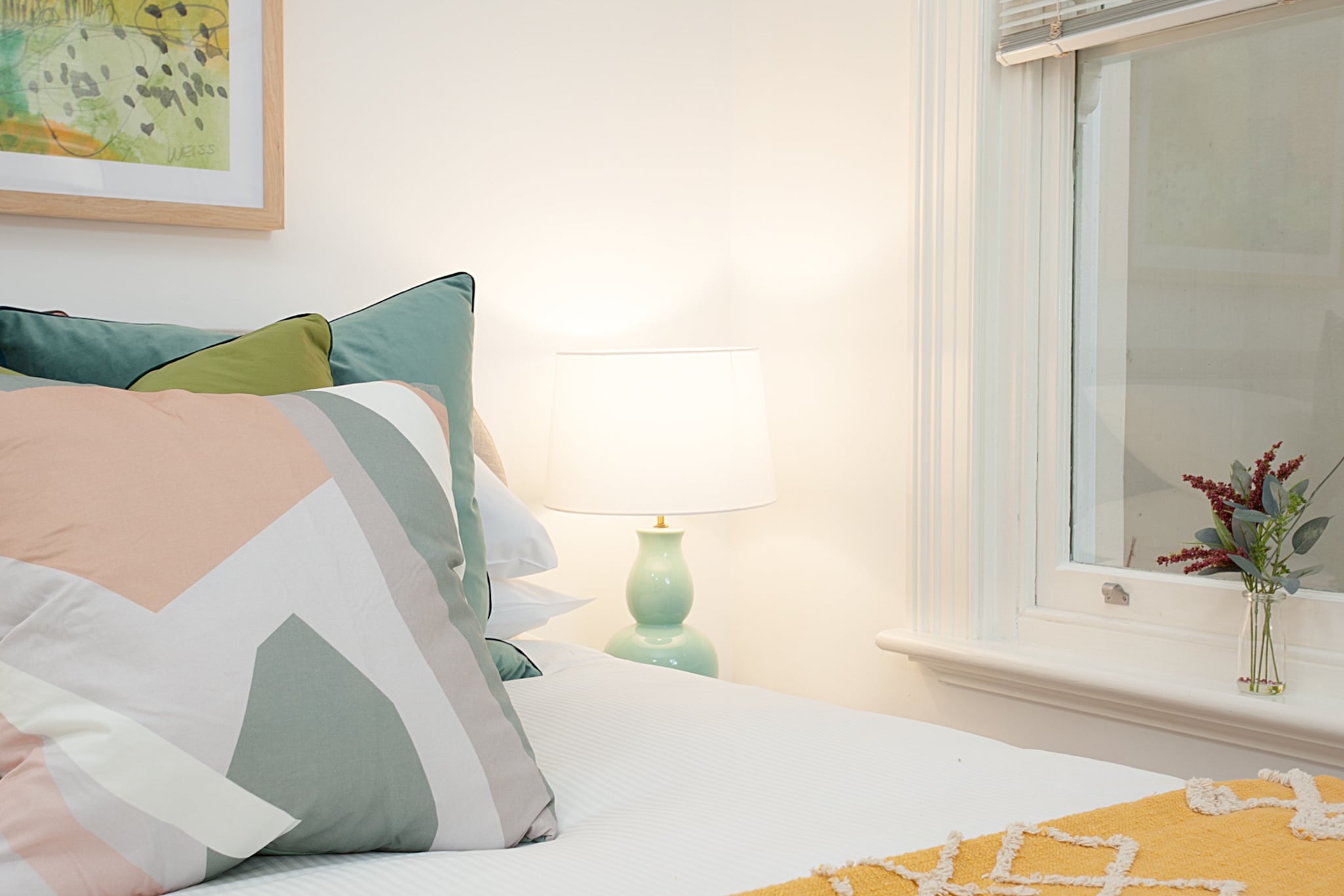 Bed Linen, Wardrobe, Living room(TV), Kitchen(stove, electric kettle, toaster, coffee machine, oven, microwave, dishwasher), bedroom(Queen Bed), bathroom(shower, washbasin, toilet), First Aid, washing machine, balcony or terrace, iron, hairdryer, Towels/Sheets (Incl.), shampoo, body soap, Conditioner, Shower gel, Wine glasses