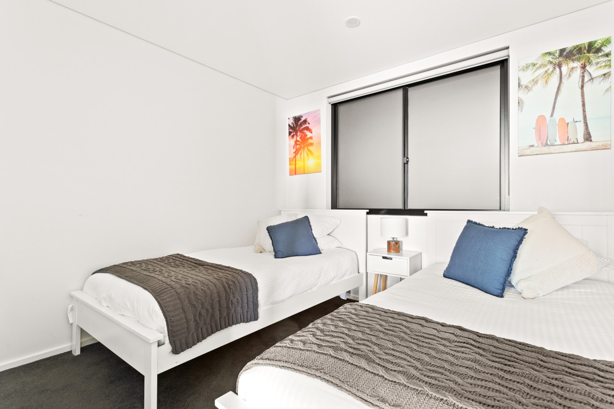 This two-bedroom apartment is minutes from Collaroy Beach and captures panoramic ocean vistas from its sprawling deck with lounge seating. Inside, it has a modern open-plan living and dining with a well-equipped kitchen. The two bedrooms share one bathroom, including a room with two single beds. On-site parking makes it easy to explore Sydney’s northern beaches and towns. Collaroy’s town centre with beachfront dining is only a few minutes’ drive away. Sydney is only one hour away.
The space
This two-bedroom, one-bathroom apartment is a contemporary space with three distinct areas. The bedrooms sit either side of a modern bathroom. They open out onto a spacious open-plan living and dining room with a well-equipped kitchen and high-end appliances. This in turn opens out onto a sprawling furnished deck with panoramic ocean views.
 
General
- Entire 2-bedroom, 1-bathroom apartment
- Laundry facilities provided
- Furnished deck with ocean views
- Unlimited parking on site for 1 car. Unlimited street parking for a second car.
- Wi-Fi provided
- Central air conditioning
 
Living room
- Flat-screen TV
- Sofa
- Coffee table
- Dining table
 
Bedrooms and bathrooms
- Bedroom 1: Queen-size bed, blackout blinds, built-in wardrobe
- Bedroom 2: 2 single beds, blackout blinds, built-in wardrobe
- 1 bathroom with rain shower & hairdryer
- Top quality linens & towels
 
Kitchen
- Stainless-steel appliances
- Electric oven and induction stovetop with rangehood
- Toaster, kettle, coffee machine and microwave
- Large fridge and freezer
- Dishwasher
 
Laundry
- Washing machine and dryer
- Iron and ironing board
- Clothes drying rack
Local area description
Part of Sydney’s Northern Beaches, Collaroy is a laidback coastal suburb with excellent surfing, family facilities and picnic areas at Collaroy Beach. The town centre is a hub for beachfront dining, browsing boutiques and swimming in the Collaroy Rockpool. The area also offers beautiful walks along the coastline, particularly to Long Reef Headland for epic ocean views.
House rules
You are staying in a friendly and peaceful neighbourhood and we kindly ask you to respect the community and your surrounding neighbours. The following strict House Rules apply:
 
- No loud noise between 10 pm and 8 am
- No parties or antisocial behaviour
- No additional people are to access the property without our prior approval
- No pets are allowed in the property without approval
- No smoking is allowed at any times
- If you break something, please let us know
 
- To help protect all floor coverings do not wear any shoes inside the property
 
Please be aware that excessive noise such as amplified music, vocals or screaming or anti-social behaviour in the property or common areas can cause neighbours to complain to us, the Building Manager, Council Rangers or Police.
 
IMPORTANT: Any breach of the House Rules may lead to a $500 fine plus compensation for any cost/damage created and immediate eviction of the property.
 
Finally, when checking out, we kindly ask you for the following:
 
- Please leave all beds unmade
- Please clean up your dishes and put them away
- In case you have rearranged furniture, please put it back to the original location
- Please take out the rubbish and remember to use the right bins
- Please ensure all appliances, A/C and lights are off and doors and windows are closed
Interaction with guests
Welcome to MadeComfy! Our local team curates stays in exceptional Australian & New Zealand properties, ensuring style, comfort, and prime locations for discerning guests. We prioritise your needs to provide a memorable home-away-from-home experience. Explore our digital guidebooks for local recommendations, and don't hesitate to contact us throughout your stay. We're here to ensure your comfort – enjoy your stay with MadeComfy.
Notes
For your comfort, this property is prepared with professional-grade hotel-style linen, including a three-sheet setup, ensuring a fresh and hygienic sleep experience.
 
Extra Services:
- Early check-in: Our standard check-in is at 3 pm. To guarantee early access to the property we suggest booking the night before if available. Otherwise, early check-in is subject to availability from the night before at an additional cost.
- Late check-out: Our standard check-out is at 10 am. To guarantee a later check-out of the property we suggest booking an additional night if available. Otherwise, a late check-out is subject to availability from the night before to an additional cost.
- Baggage: For security reasons, we are unable to receive or to keep unattended baggage before check-in or after check-out
- We provide a small welcome amenity pack to get your stay started
 
Note
- Please don’t block the garage gates at any time
- Park outside, in front of the stones
- Blinds are controlled using a wall-mounted unit
- Bedroom windows face the walkway, providing a shaded, cool vibe. Despite limited light, it offers a relaxing ambiance for unwinding.
- Pets allowed upon approved requests, additional fees apply
- Due to the size of the property, some areas may experience a weaker Wi-Fi signal.
- This booking is protected with coverage for lost baggage and emergency medical expenses, provided by Travel Support with claim upto 500 AUD (T&C Applies). For more details reach out to Guest Support team post booking.
Access description
You’ll have access to the entire property when you stay here, so it will feel like your own home.
Getting around
Public transport
There are bus stops along Pittwater Road with multiple lines servicing the surrounding suburbs and Sydney CBD in about 60 minutes.
 
Points of Interest
- Long Reef Point Lookout 2.5 Km, 6-minutes drive
- United Cinemas Collaroy 0.9 Km, 12-minutes walk or 2-minutes drive
- The Collaroy Centre 1.7 Km, 21-minutes walk or 4-minutes drive
 
Beach Access
- Fishermans Beach 1.7 Km, 3-minutes drive
- Collaroy Beach 0.3 Km, 4-minutes walk
 
Airport Access
- Sydney Airport: 35.6 Km, 38-minutes drive