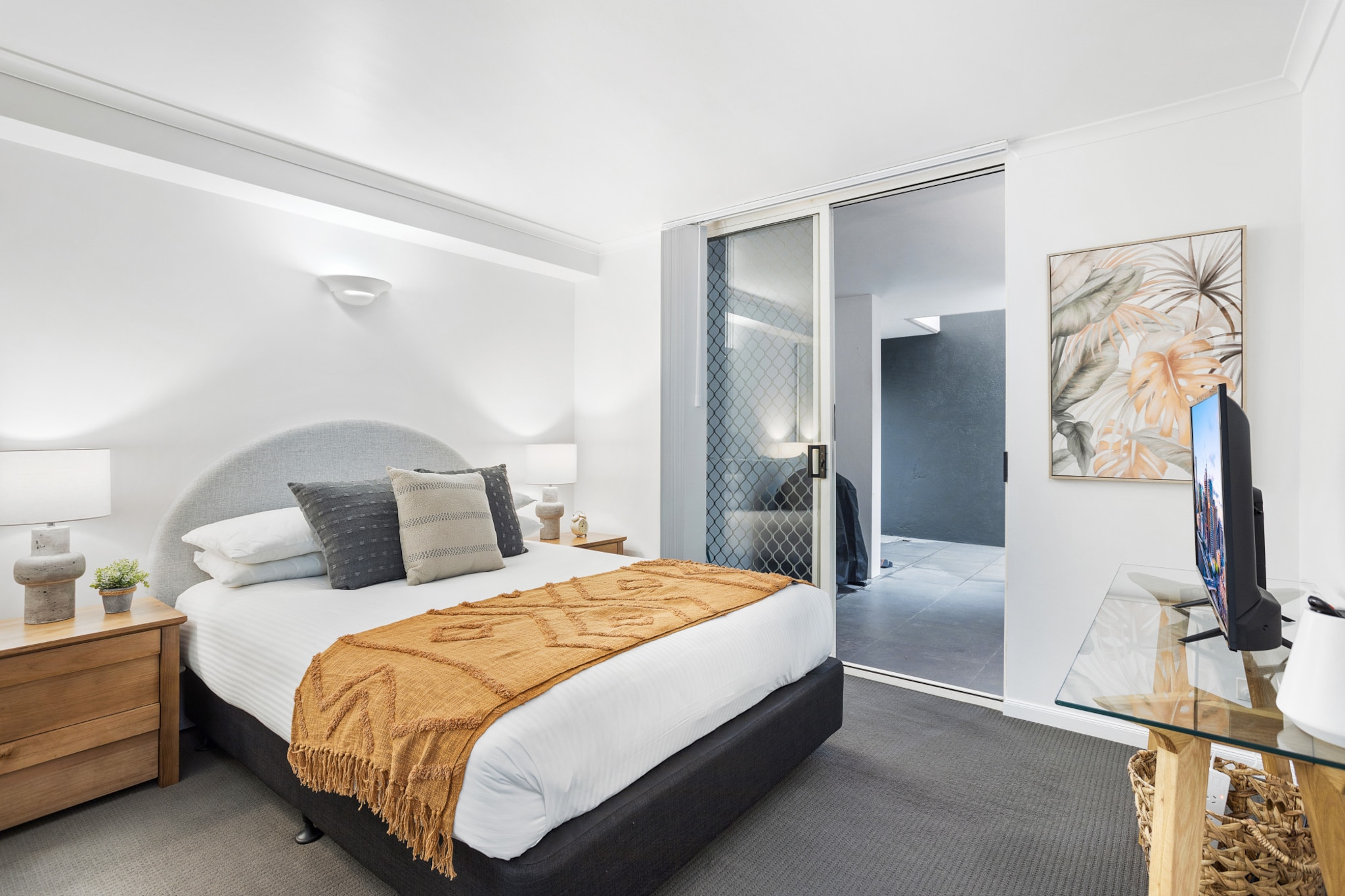 An impeccable sanctuary in the heart of Brisbane’s CBD, this ideally-located apartment invites you to enjoy the best that the city has to offer! Featuring a spacious balcony, secure parking and fully equipped kitchen, you’ll be nearby the area's shops, restaurants, cafes and attractions. Perfect for solo or couple travellers, this central and stylish apartment has everything you need for a memorable trip.
The space
A quiet and beautiful self-contained home with city views and an immaculate location. You’ll have everything you’ll need for a short or long holiday stay.
 
General
- Apartment with 2 bedrooms, 1 bathroom, sleeps 4
- Bright open balcony with outdoor furniture
- Air conditioning
- Wi-Fi is available
- Laundry facilities available - Washer and dryer
- Secure parking
- Outdoor communal pool
- Self check-in
 
Bedroom & bathroom
- Bedroom 1: Queen bed
- Bedroom 2: Double bed
- Fully equipped bathroom with toiletries
 
Kitchen
- Modern, stainless-steel appliances
- Toaster, kettle, coffee machine and microwave available
- Oven and electric stovetop
- Dishwasher available
 
Living Room
- Smart TV available
- 4-seater dining table
 
Points of Interest
- Central station is a 7-minute walk
- Roma Street Parklands is a 5-minute walk
- Queen Street mall is a 10-minute walk
- Suncorp Stadium and Caxton Street (restaurants and bars) is a 25-minute walk
 
Getting there
The property is a 16-minute drive from Brisbane International and Domestic airports
Local area description
Located in one of the most prime areas of the city, at our doorstep are some of the best restaurants, walks, shopping centres and nightlife of Brisbane. Whether you’re an art lover, history lover or just a lover in general, there will be something for everyone here close to home.
House rules
You are staying in a friendly and peaceful neighbourhood and we kindly ask you to respect the community and your surrounding neighbours. The following strict House Rules apply:
- No loud noise between 10 pm and 8 am
- No parties or antisocial behaviour
- No additional people are to access the property without our prior approval
- No pets are allowed in the property without approval
- No smoking is allowed at any times
- If you break something, please let us know
- To help protect all floor coverings do not wear any shoes inside the property
 
Please be aware that excessive noise such as amplified music, vocals or screaming or anti-social behaviour in the property or common areas can cause neighbours to complain to us, the Building Manager, Council Rangers or Police.
 
IMPORTANT: Any breach of the House Rules may lead to a $500 fine plus compensation for any cost/damage created and immediate eviction of the property.
 
Finally, when checking out, we kindly ask you for the following:
- Please leave all beds unmade
- Please clean up your dishes and put them away
- In case you have rearranged furniture, please put it back to the original location
- Please take out the rubbish and remember to use the right bins
- Please ensure all appliances, A/C and lights are off and doors and windows are closed
Interaction with guests
Welcome to MadeComfy! Our local team curates stays in exceptional Australian & New Zealand properties, ensuring style, comfort, and prime locations for discerning guests. We prioritise your needs to provide a memorable home-away-from-home experience. Explore our digital guidebooks for local recommendations, and don't hesitate to contact us throughout your stay. We're here to ensure your comfort – enjoy your stay with MadeComfy.
Notes
- For your comfort, this property is prepared with professional-grade hotel-style linen, including a three-sheet setup, ensuring a fresh and hygienic sleep experience.
- Only 1 allocated parking spot is available.
- Please avoid placing items/bags against the walls.
 
Extra Services:
- Early check-in: Our standard check-in is at 3 pm. To guarantee early access to the property we suggest booking the night before if available. Otherwise, early check-in is subject to availability from the night before at an additional cost.
- Late check-out: Our standard check-out is at 10 am. To guarantee a later check-out of the property we suggest booking an additional night if available. Otherwise, a late check-out is subject to availability from the night before to an additional cost.
- Baggage: For security reasons, we are unable to receive or to keep unattended baggage before check-in or after check-out
- We provide a small welcome amenity pack to get your stay started
- This booking is protected with coverage for lost baggage and emergency medical expenses, provided by Travel Support with claim upto 500 AUD (T&C Applies). For more details reach out to Guest Support team post booking.
Access description
- You’ll have access to the entire property when you stay here, so it will feel like your own home.
- The keys will be left in a lockbox onsite. We will send you the access code 3 days prior to your arrival through the booking portal.
Getting around
Public transport
There is ample public transport in this area. Check out the TripGo app for transport timetables.
 
Ride sharing
I highly recommend using ride-sharing service Uber.
 
Points of Interest
- Central station is a 7-minute walk
- Roma Street Parklands is a 5-minute walk
- Queen Street mall is a 10-minute walk
- Suncorp Stadium and Caxton Street (restaurants and bars) is a 25-minute walk
 
Getting there
The property is a 16-minute drive from Brisbane International and Domestic airports